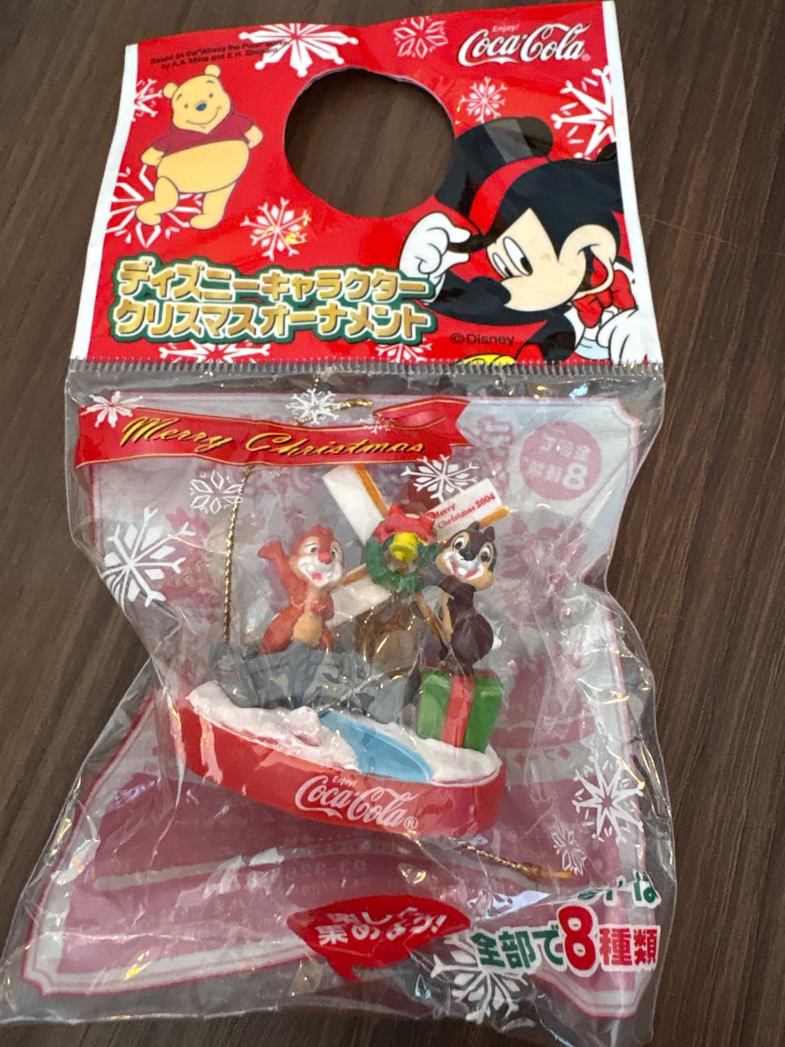 빈티지 코카콜라 디즈니 칩앤데일 오너먼트 상품이미지1