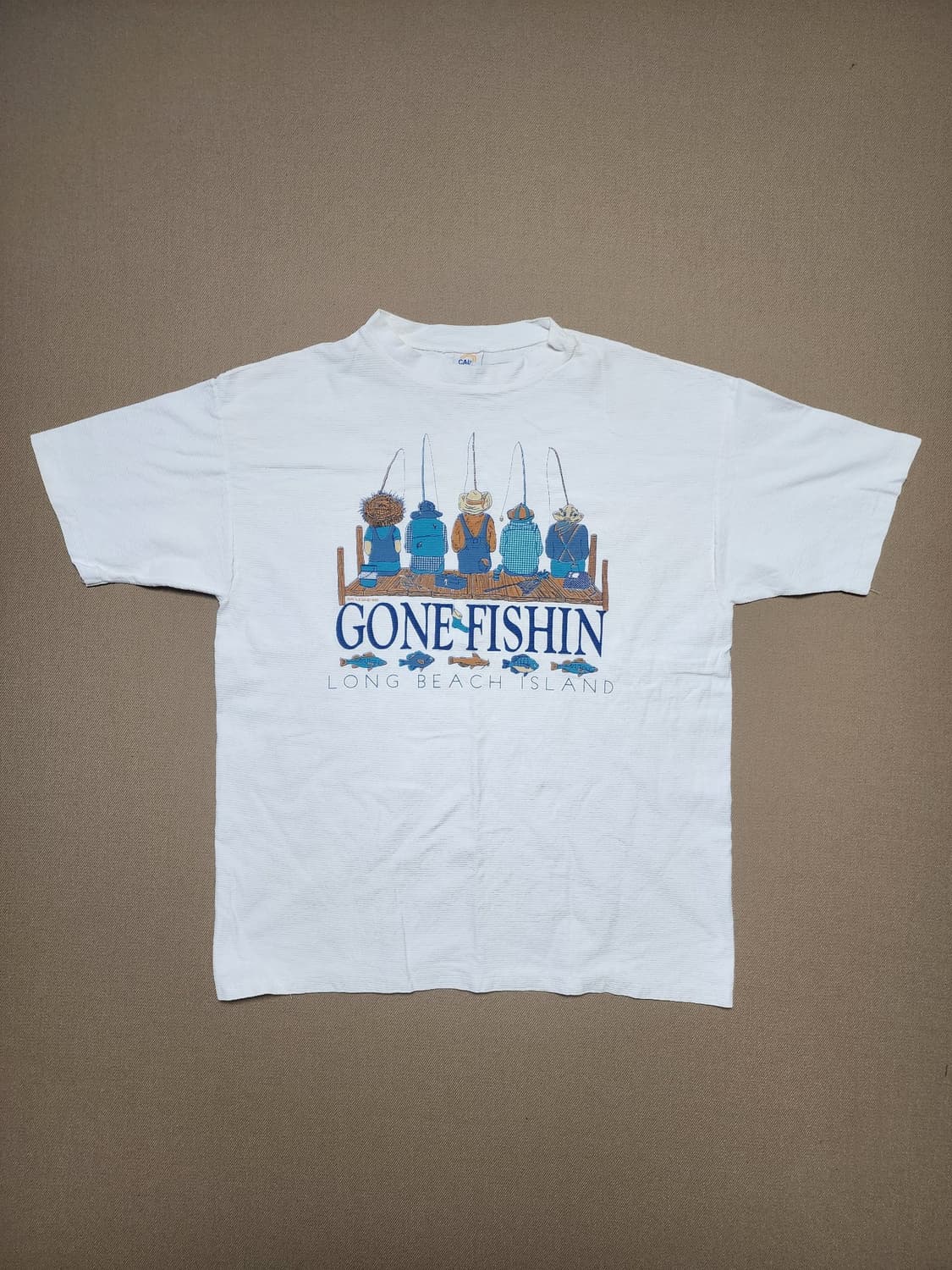 90s Gone Fishin 롱비치 빈티지 티셔츠103 상품이미지1