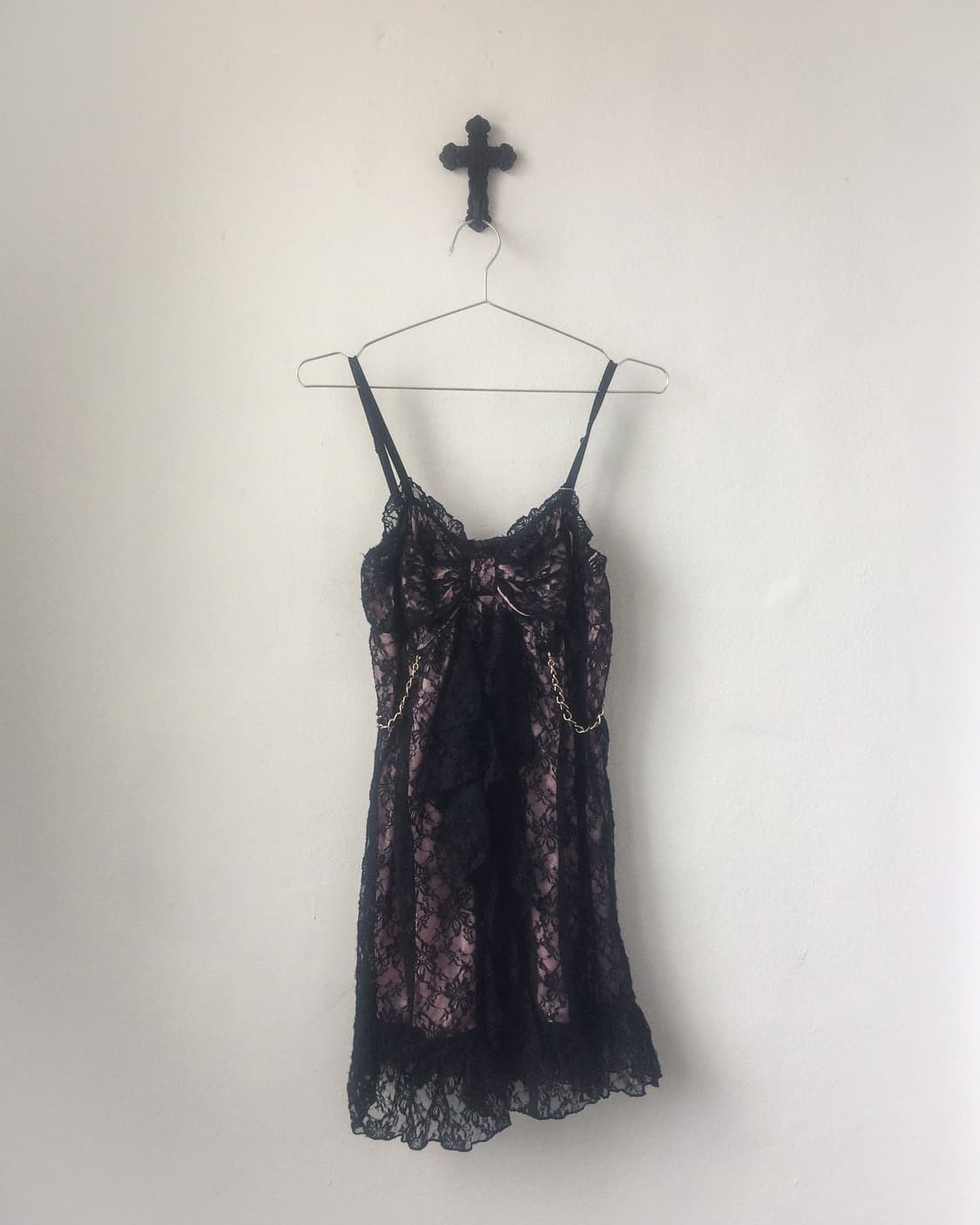 Lace ribbon sleeveless onepiece 상품이미지1