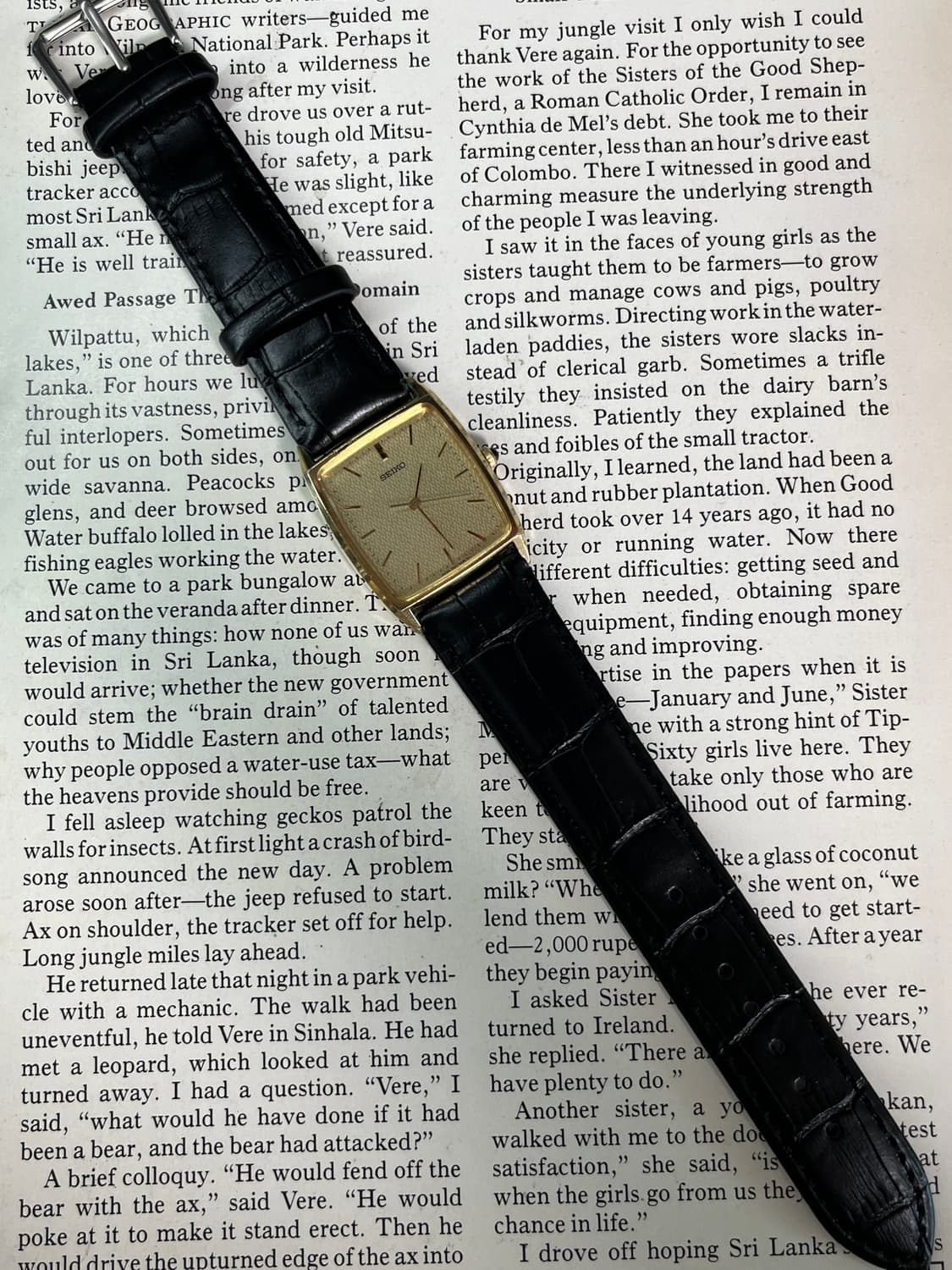 빈티지 세이코 탱크 7N01-5A40 (1990) 상품이미지6