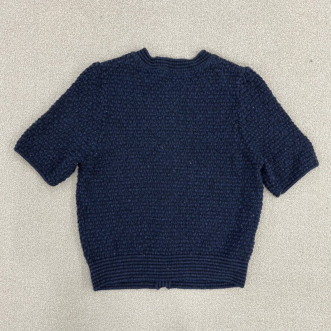 66 쉬스미스 라운드넥 반팔 가디건 0219M 상품이미지4