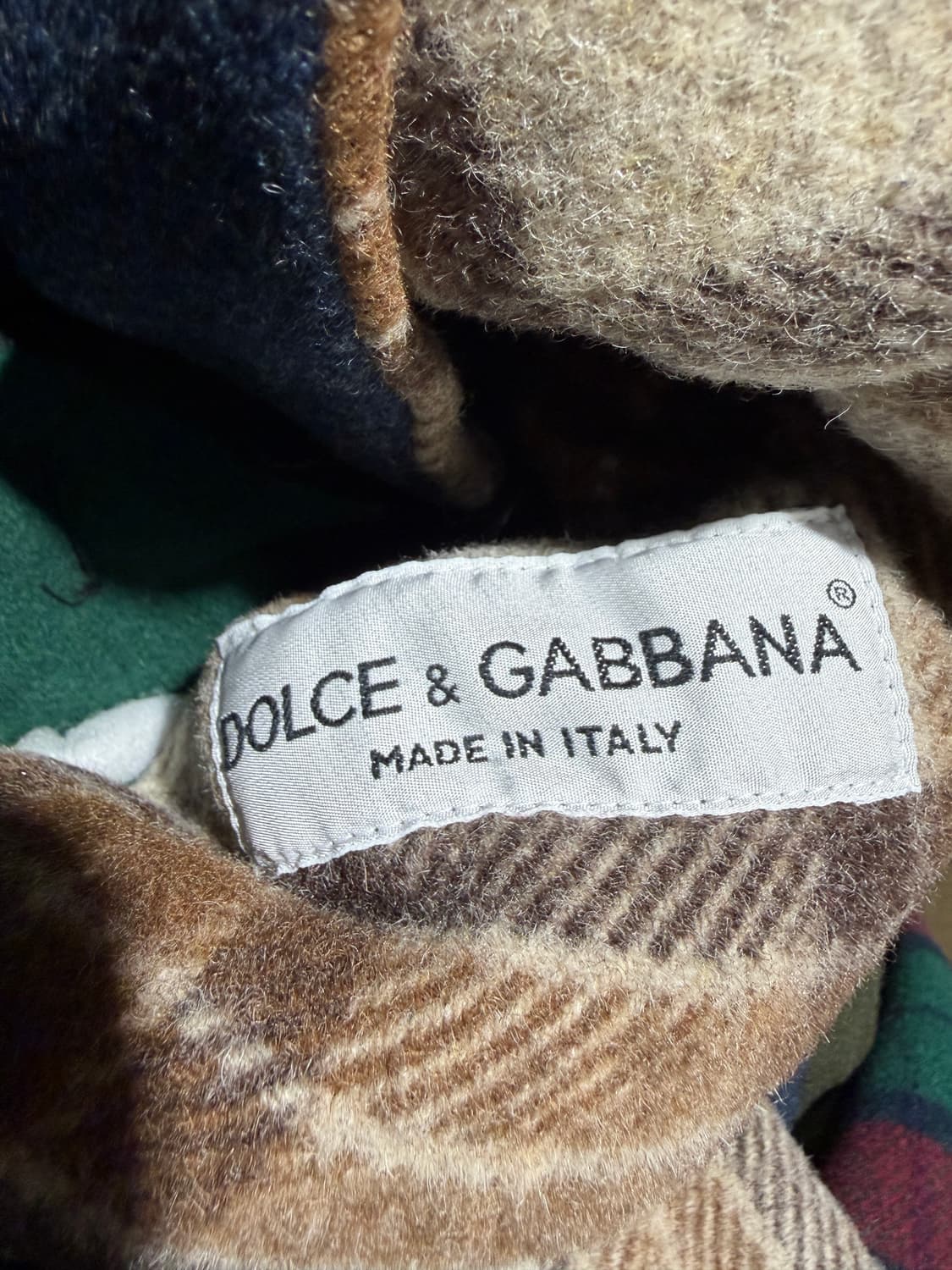 돌체앤가바나 멀티 체크 패치워크 더플 코트 상품이미지6