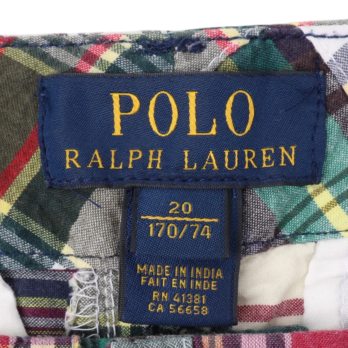 폴로 랄프로렌 패치워크 체크 쇼츠 상품이미지8