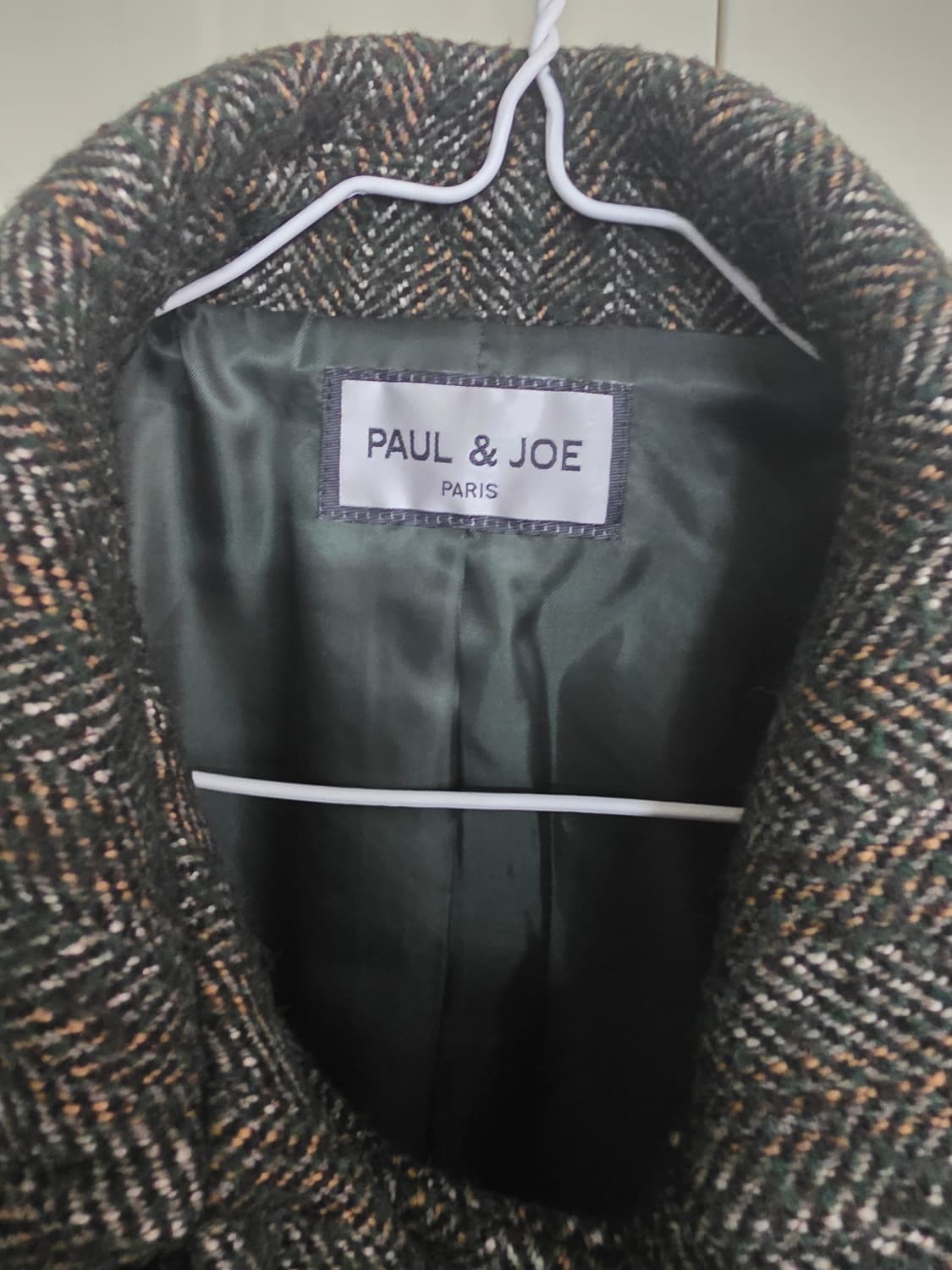 PAUL & JOE 헤링본 코트 105 새상품 상품이미지3