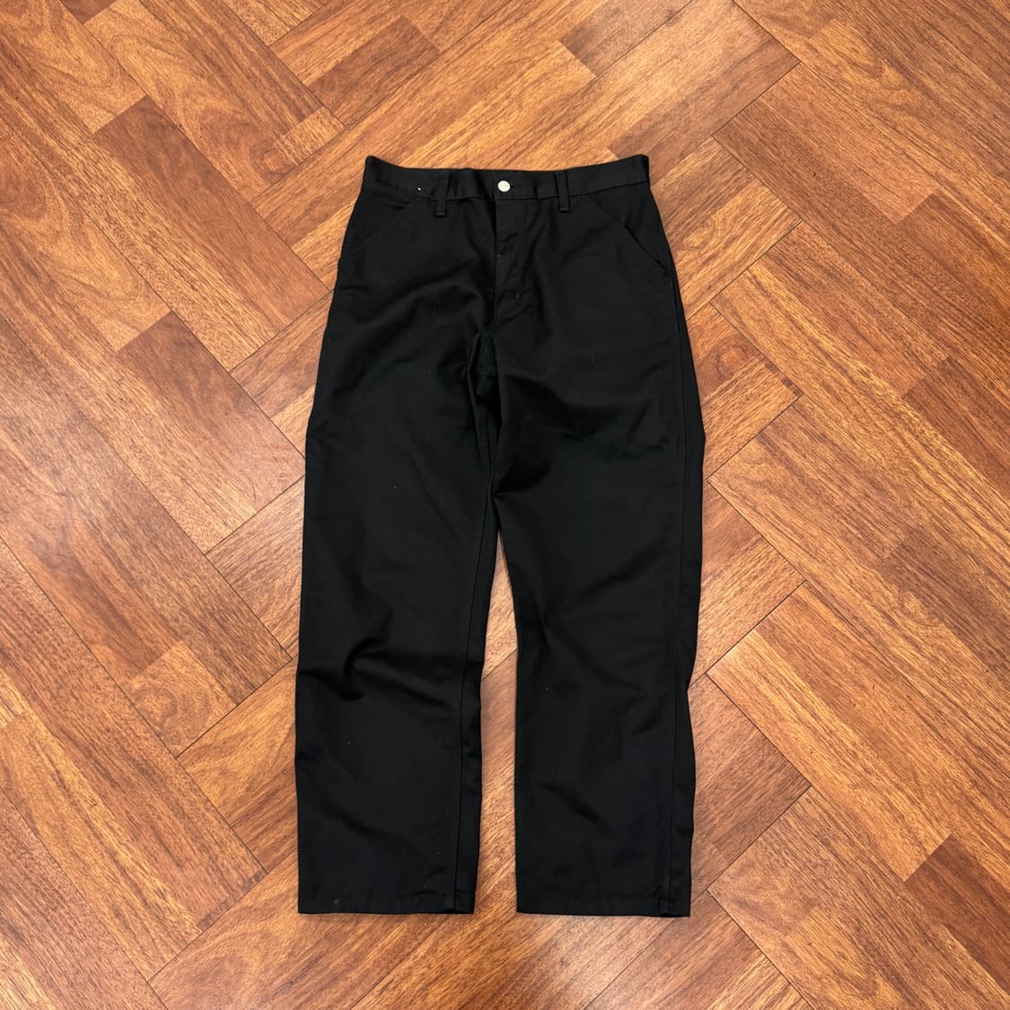 30 칼하트 WIP 블랙 심플 팬츠  상품이미지2