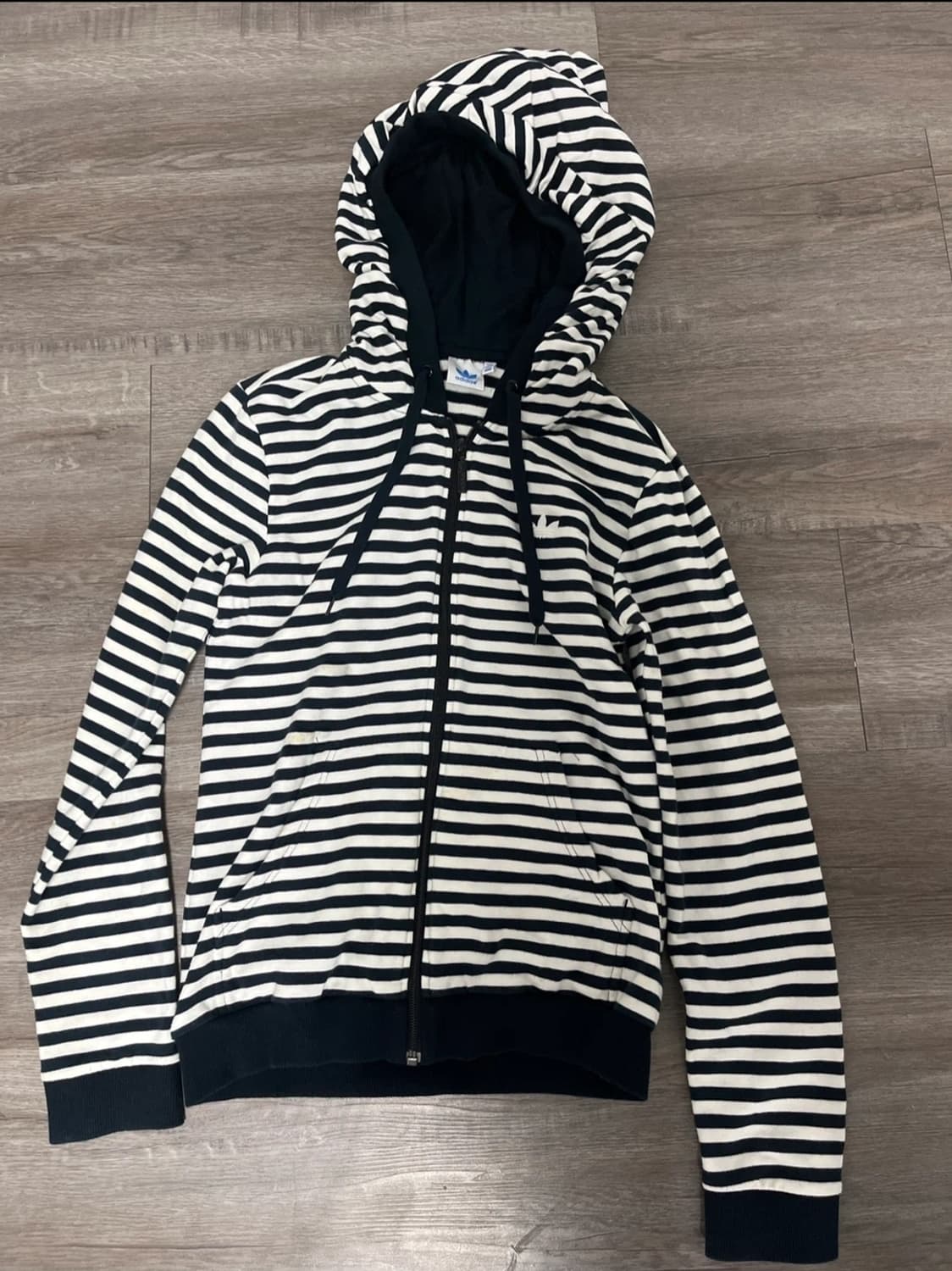 희귀)아디다스 스트라이프 후드집업 상품이미지1