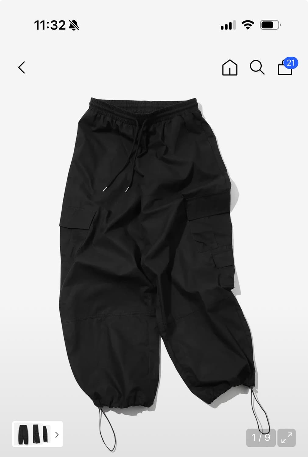 꼼파뇨 카고팬츠 xl 상품이미지3