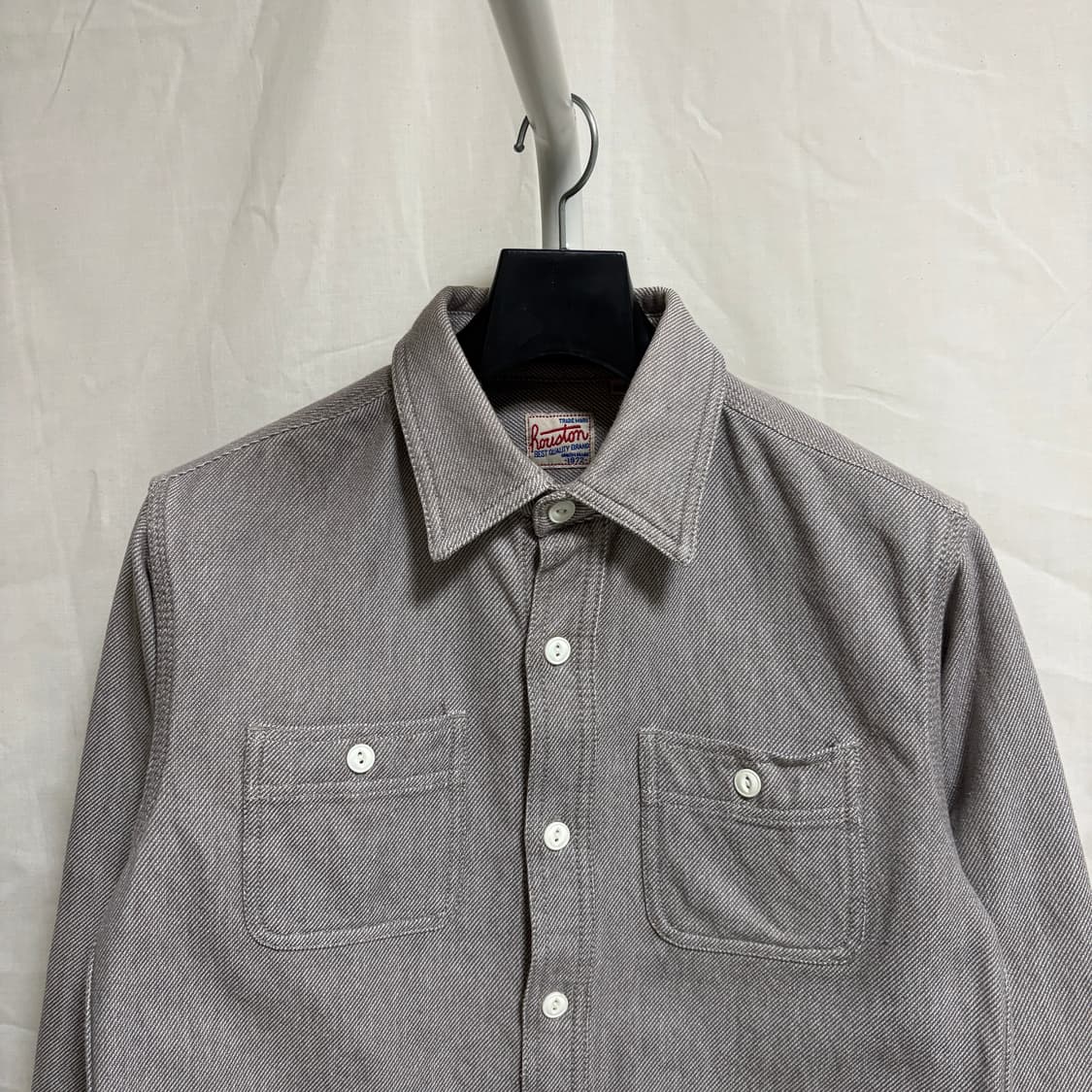 휴스턴 하드 트윌 투포켓 워크셔츠 / 그레이, M 상품이미지2