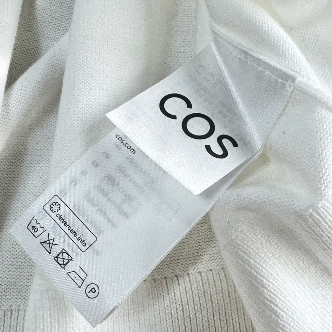 코스 COS 24 라인 배색 니트 반팔 티셔츠 상품이미지4