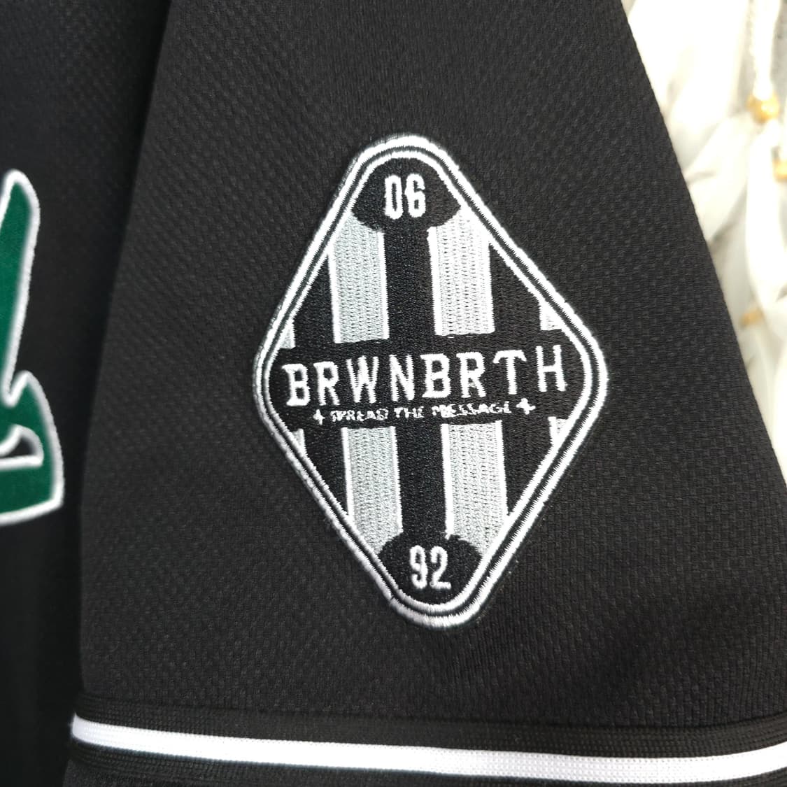 남성용 브라운브레스 Brownbreath 스프레드 메시 야구 저지 L 상품이미지3
