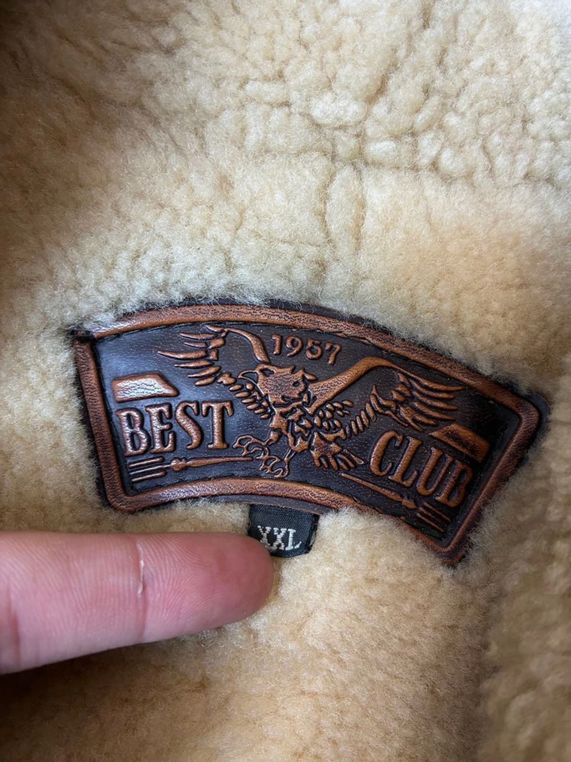 베스트클럽 90's B-3 램스킨 무스탕 자켓 PN6652    상품이미지10