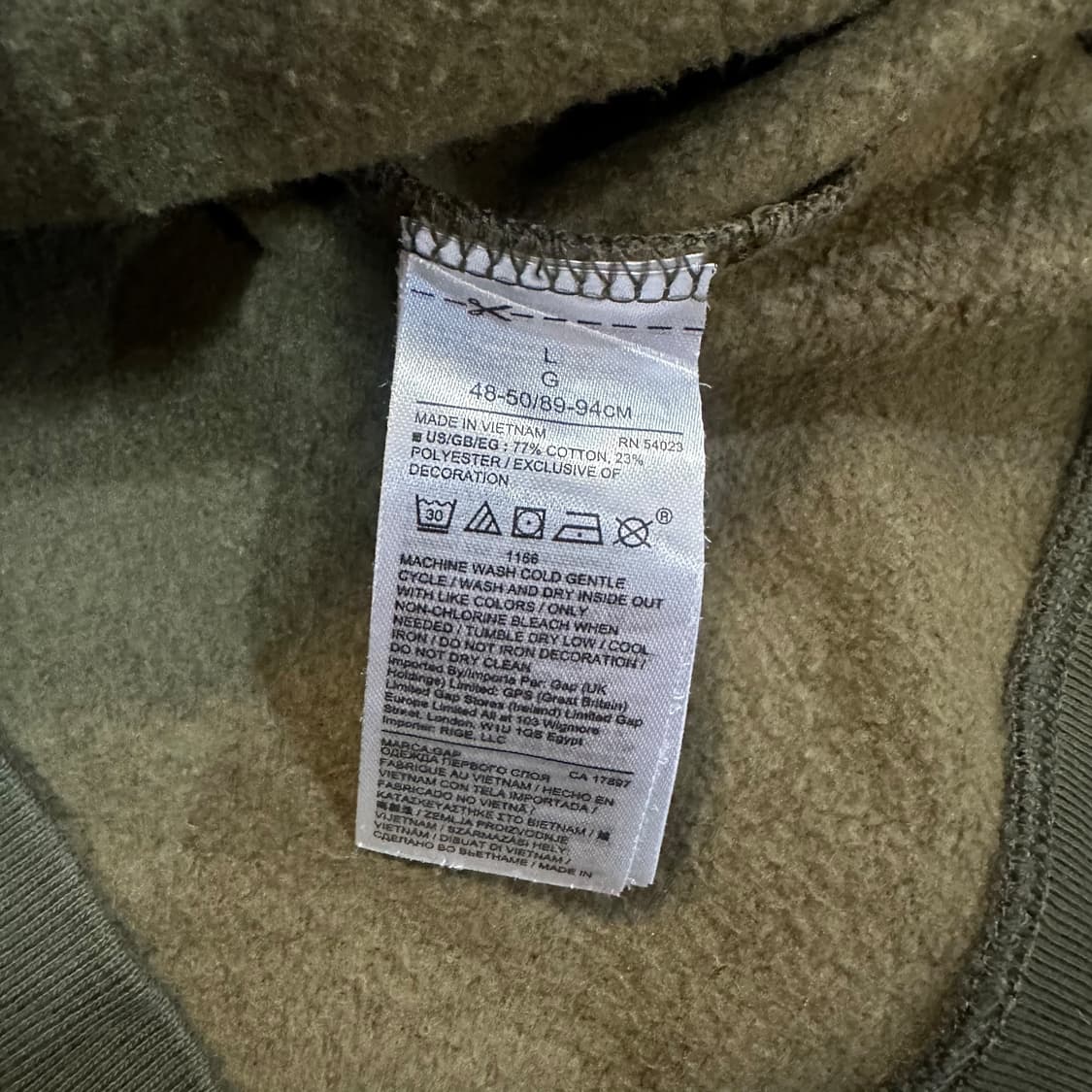 갭 카모 후드티 상품이미지5