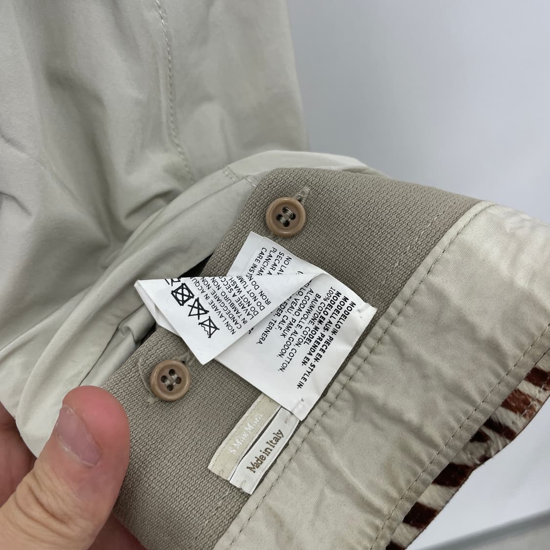 S막스마라 리버시블 후드 야상 코트 상품이미지7