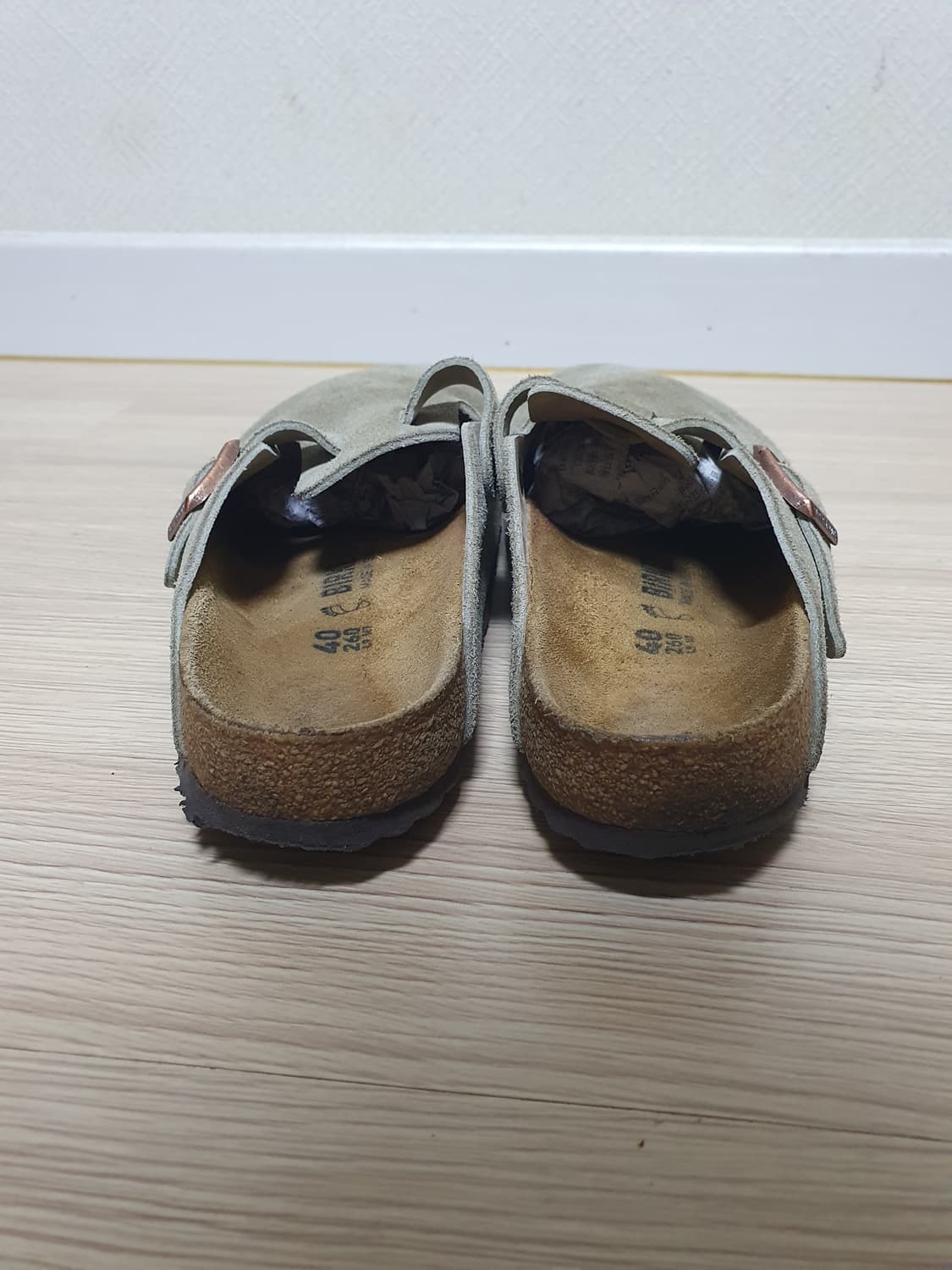 버켄스탁 타우페 스웨이드 슬리퍼 260 상품이미지5