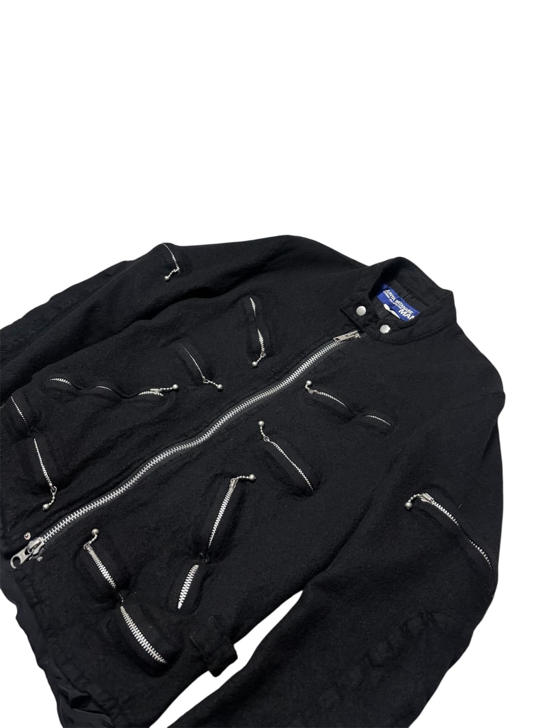 준야 와타나베 07aw 축융 울 6 zip 라이더 자켓 SS사이즈 상품이미지4