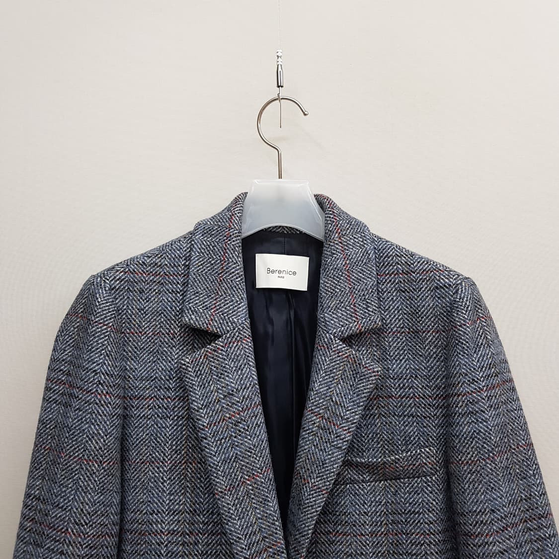 베르니스 Berenice 헤링본 체크 싱글 자켓 36사이즈 상품이미지2