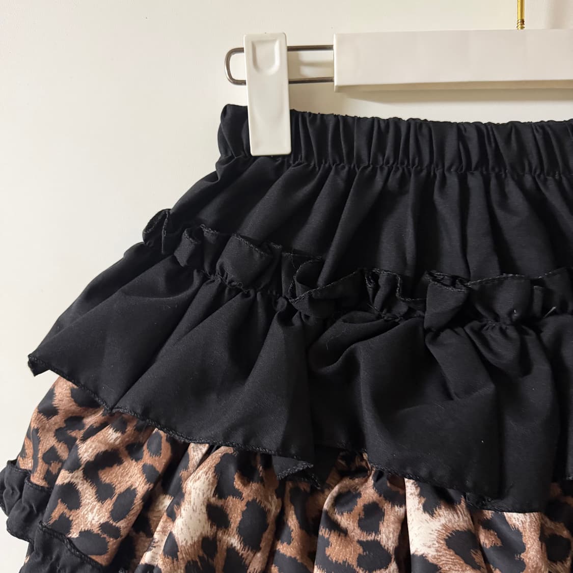 새상품 여자 호피 캉캉 미니스커트 상품이미지3