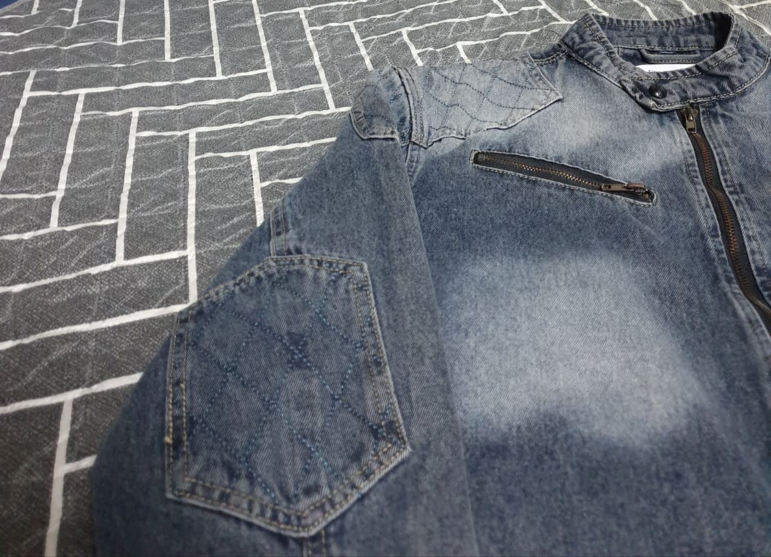 DEAR.VAN 빈티지워싱 차이나카라 데님자켓 (L) 상품이미지2