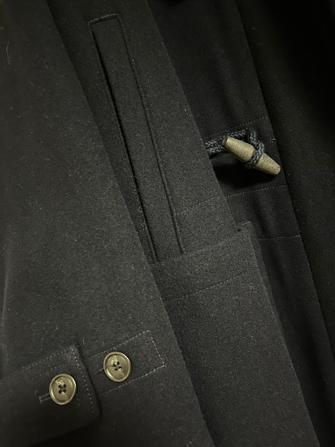 유니클로 질샌더 +J 다크네이비 더플 L사이즈 상품이미지4