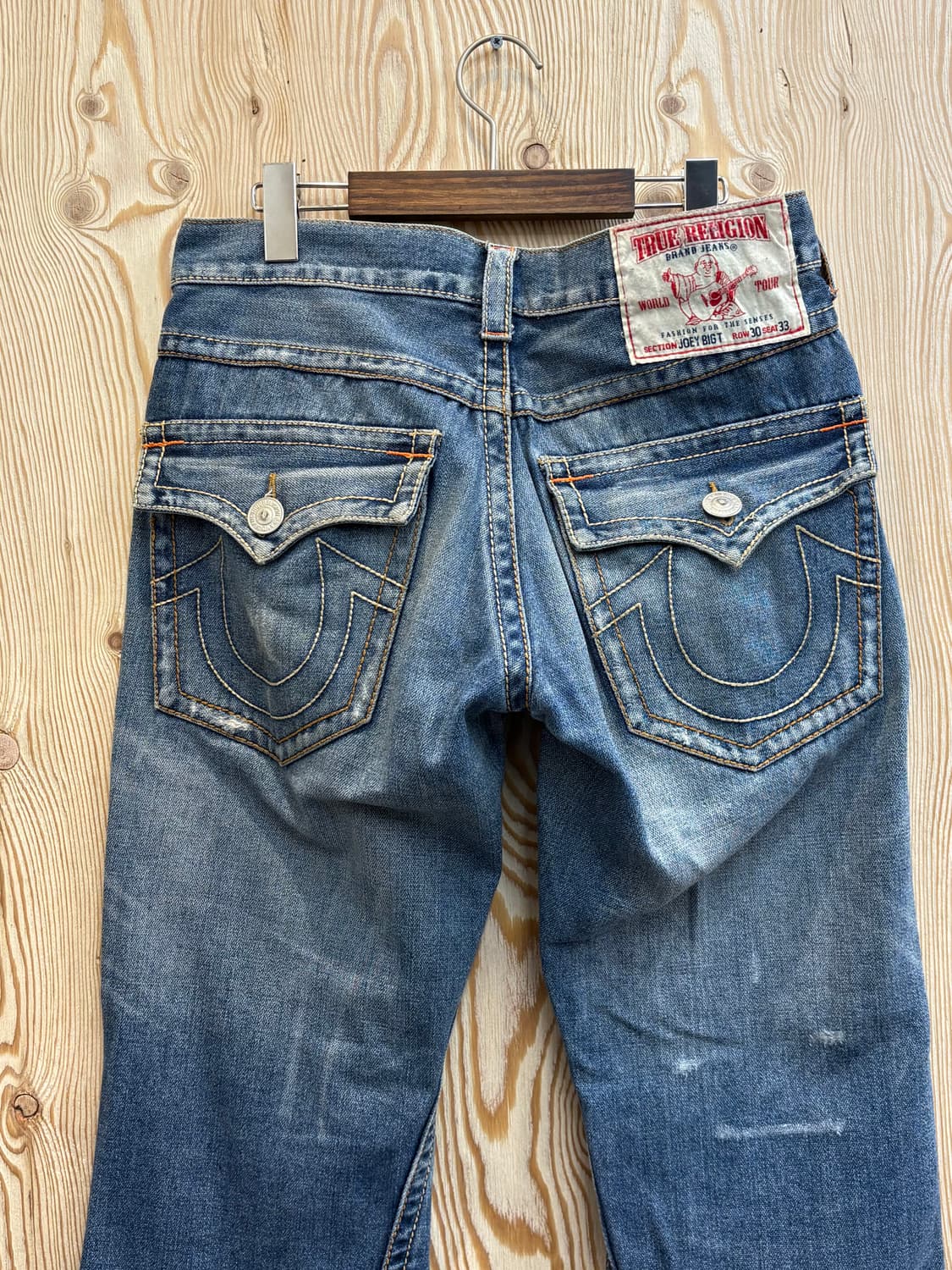 트루릴리젼 조이 빅 T 부츠컷 데님 팬츠 상품이미지4