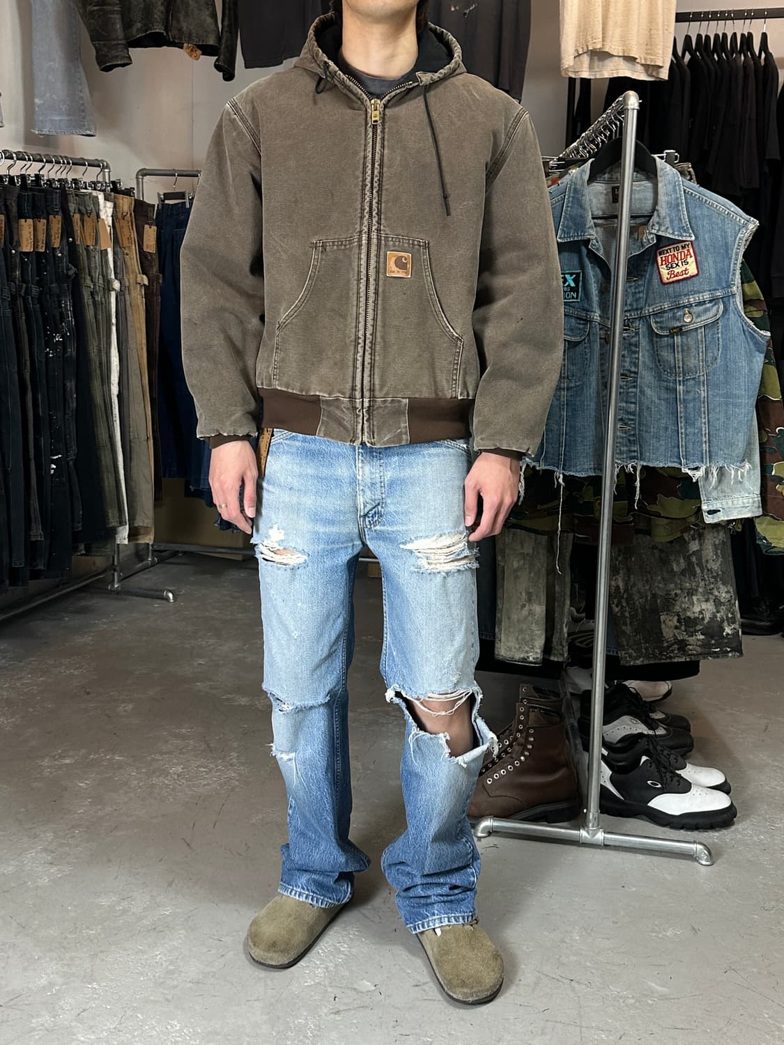 00's OG 칼하트 J68 액티브 자켓 칼하트 CHT 저스틴 비버 상품이미지4