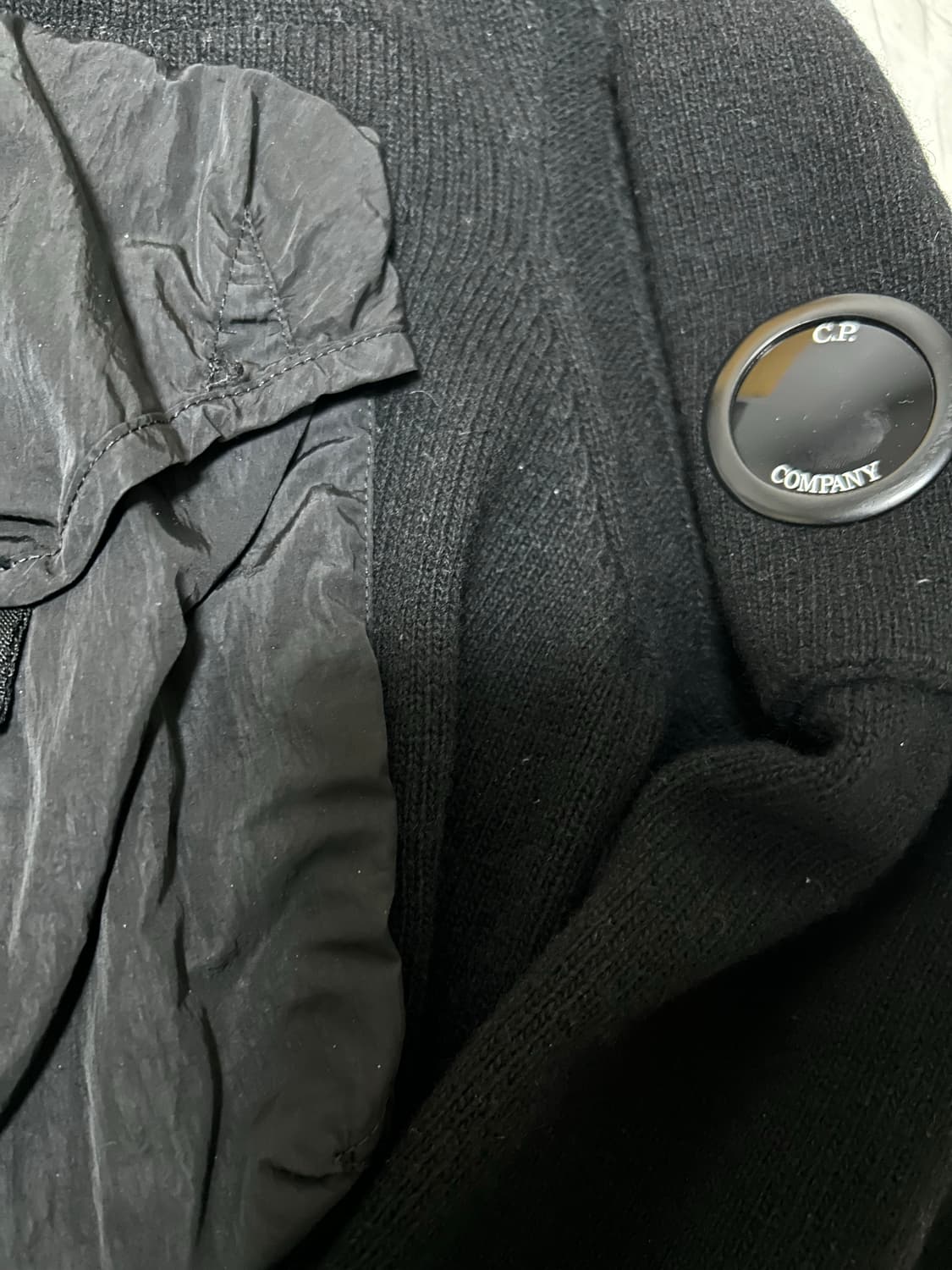 cp company  블랙 울 니트 52(105) 상품이미지2