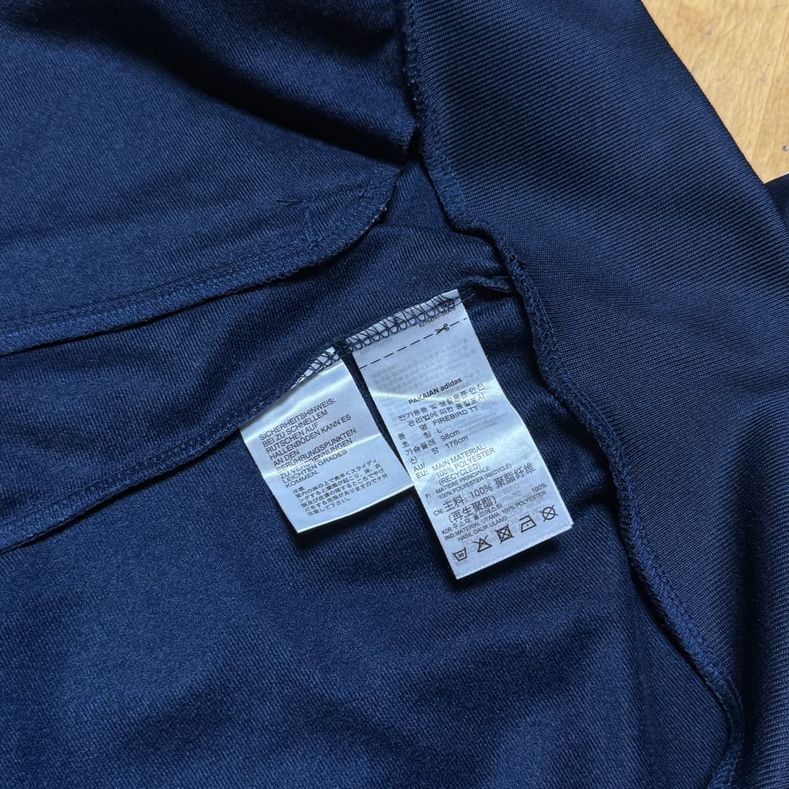 아디다스 유로파 네이비 트랙탑져지 우먼 L 상품이미지4