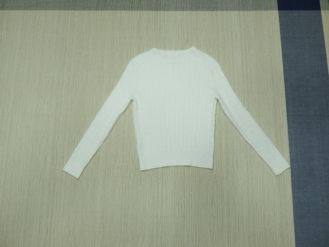 (호칭36) 라코스테 여성 케이블 크루넥 스웨터 상품이미지2