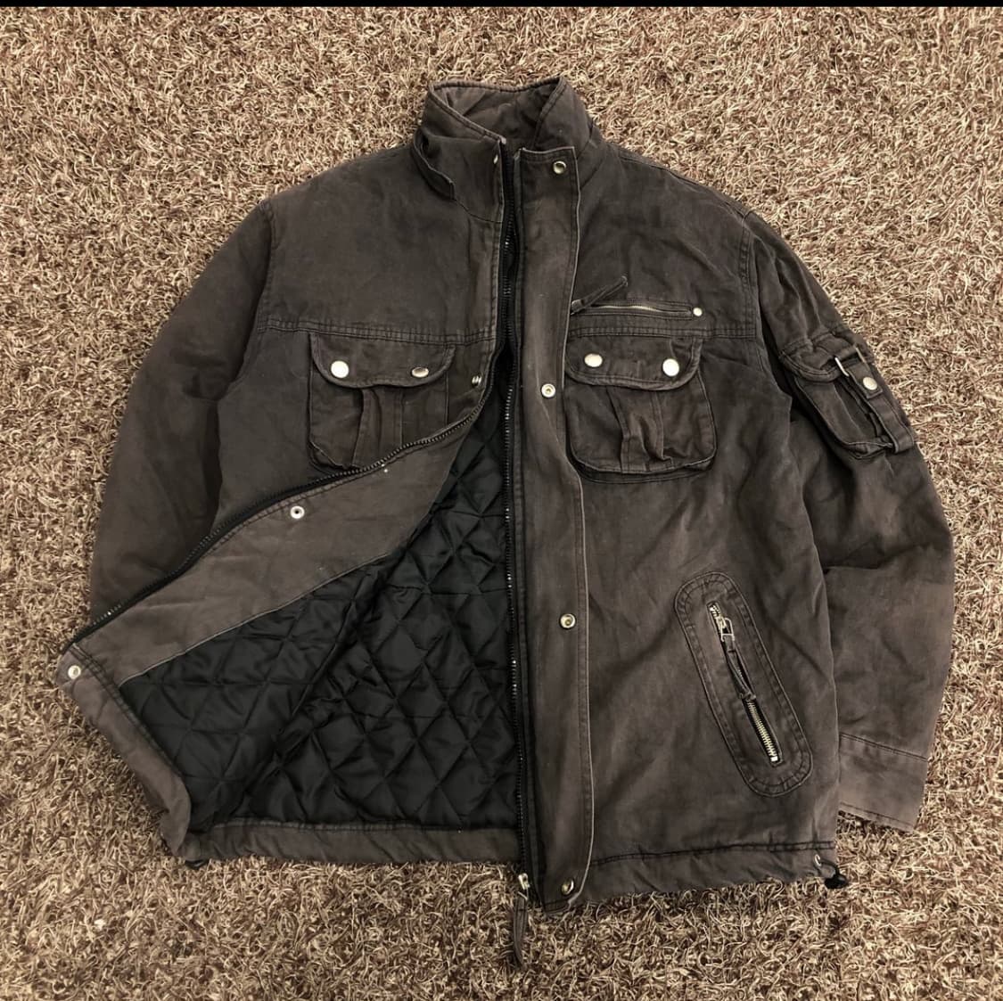 빈티지 퀼팅 필드자켓 상품이미지1