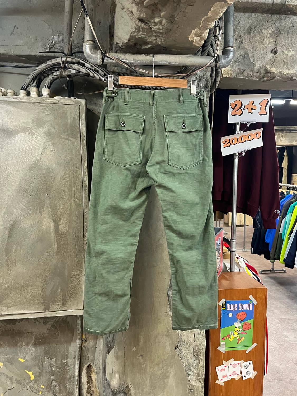 오어슬로우 퍼티그 팬츠 카키 S #csz3485 상품이미지2