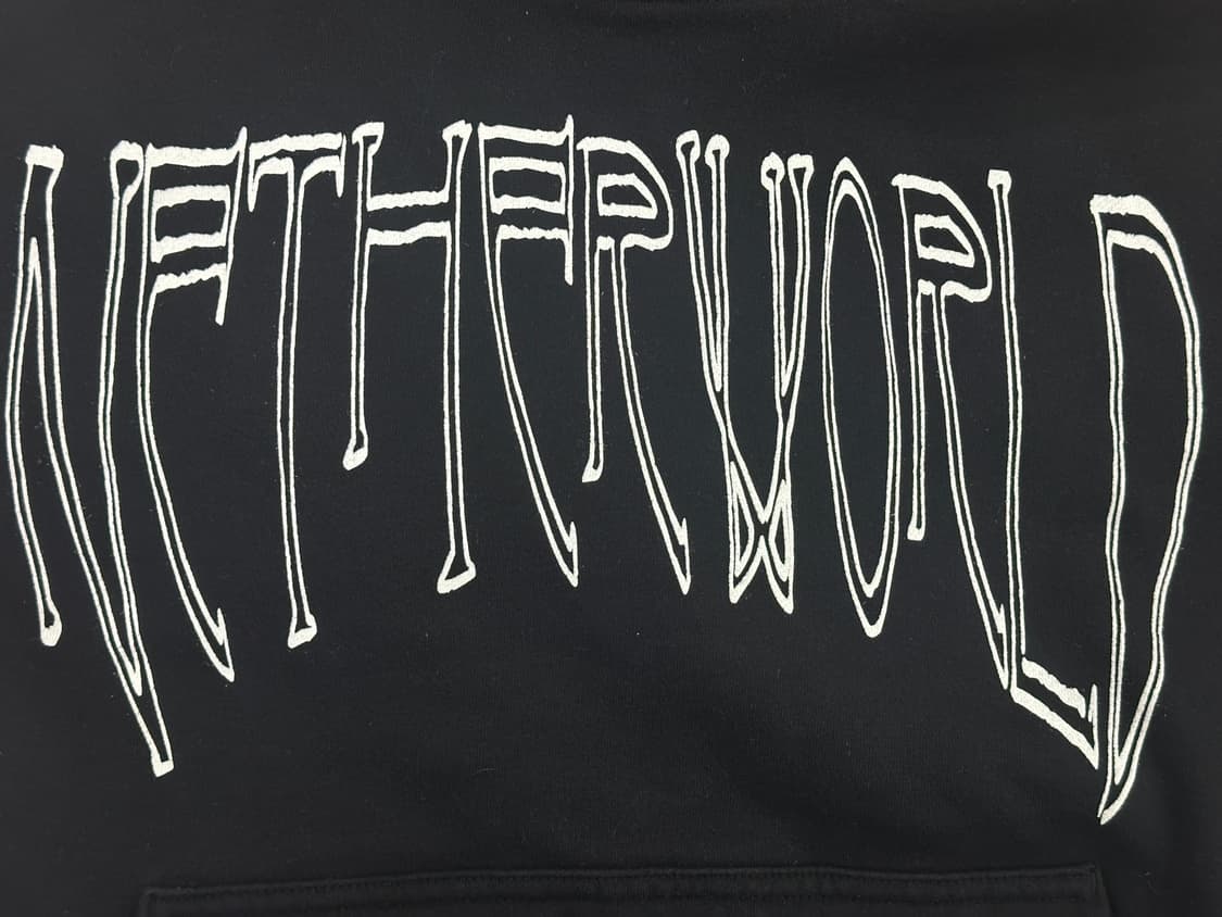 네더월드 블랙 후드티s 상품이미지6