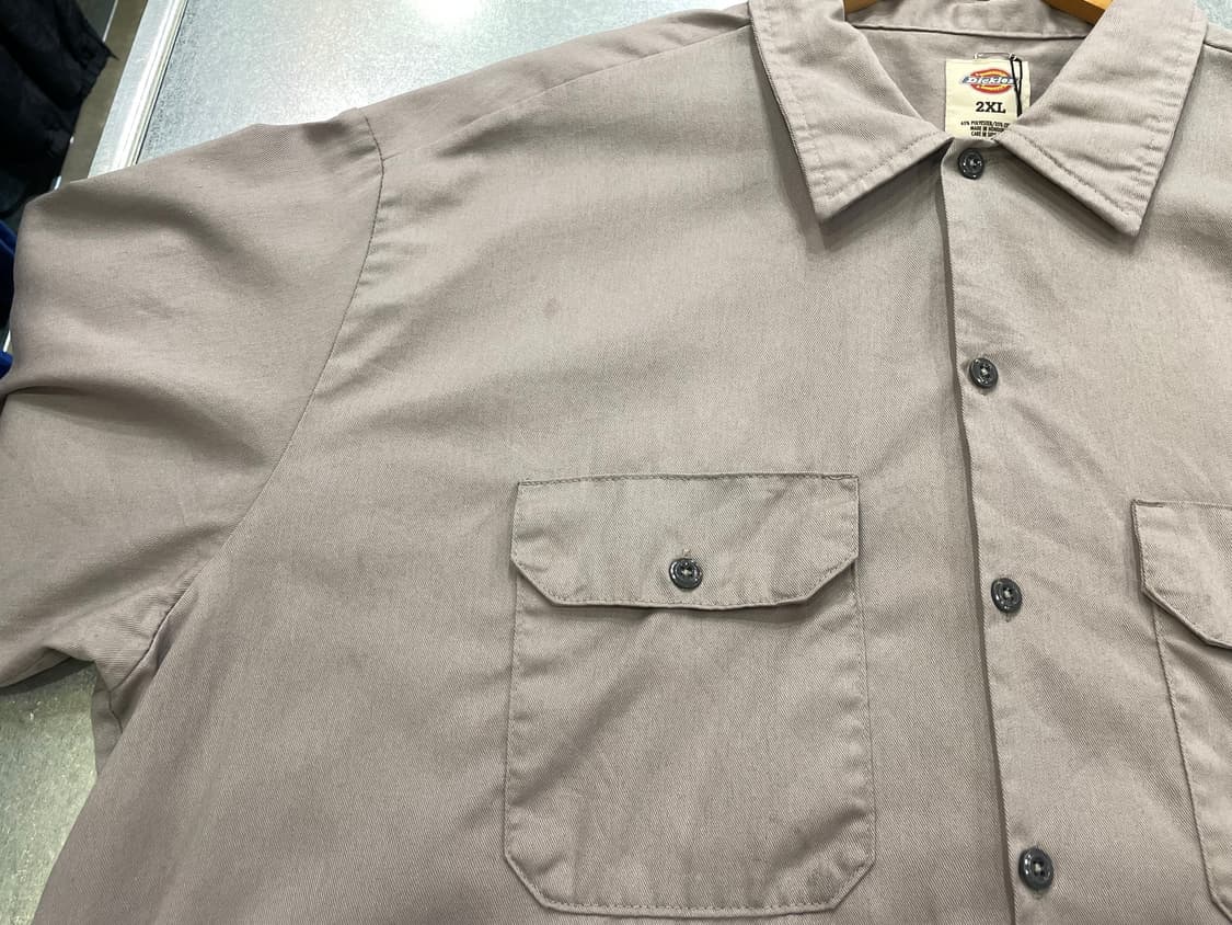 (2XL) Dickies 디키즈 반팔 워크 셔츠 그레이 상품이미지9