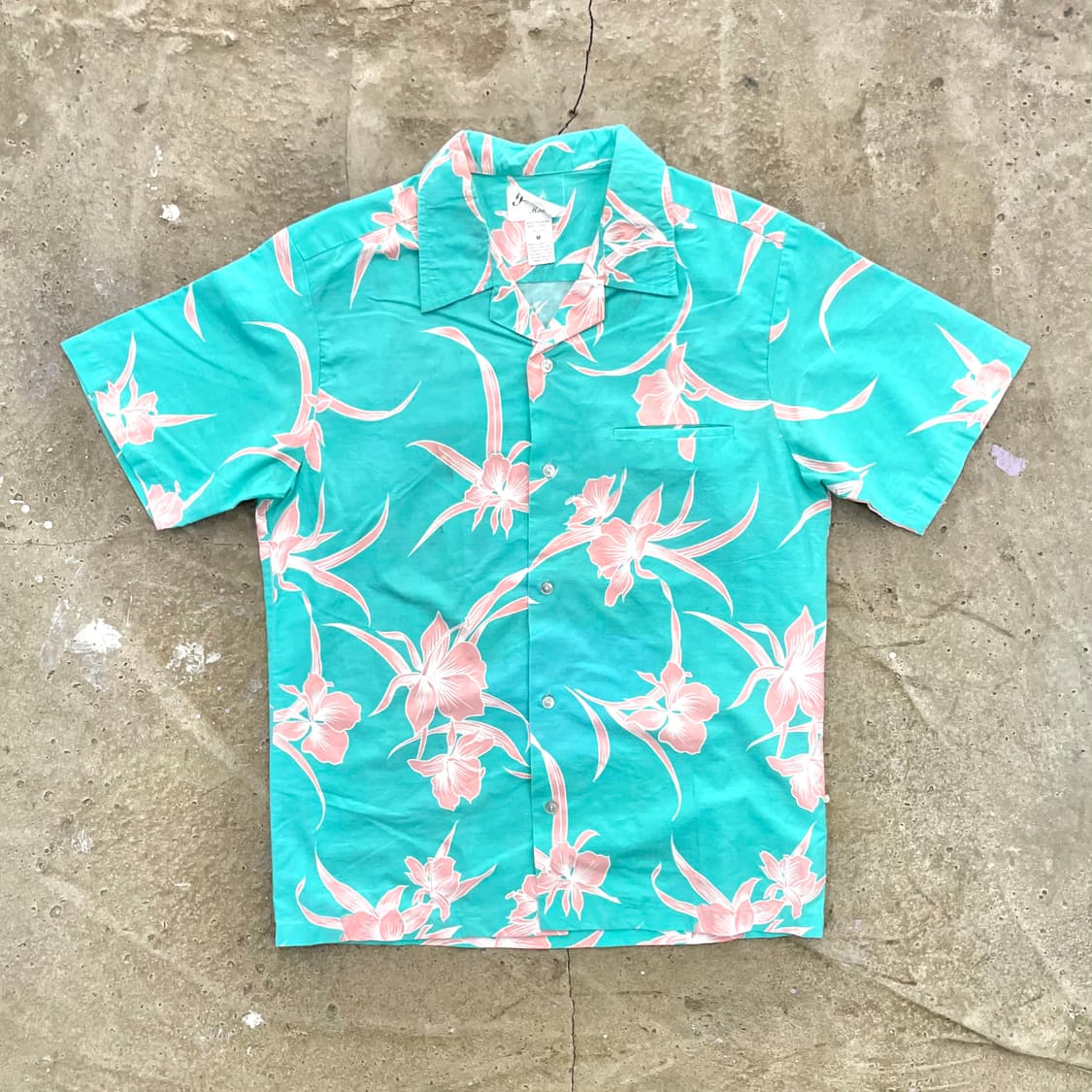 P&W 하와이 알로하 셔츠 M 상품이미지1