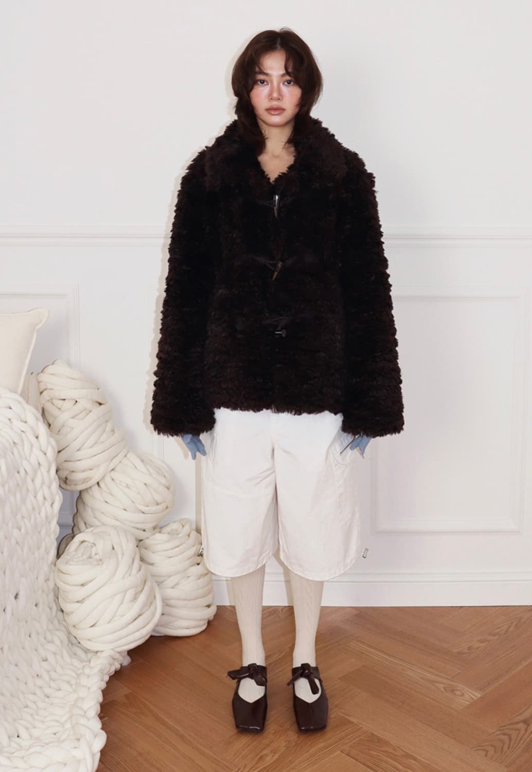 민더리 코지 토글 퍼자켓 (새상품) 상품이미지2