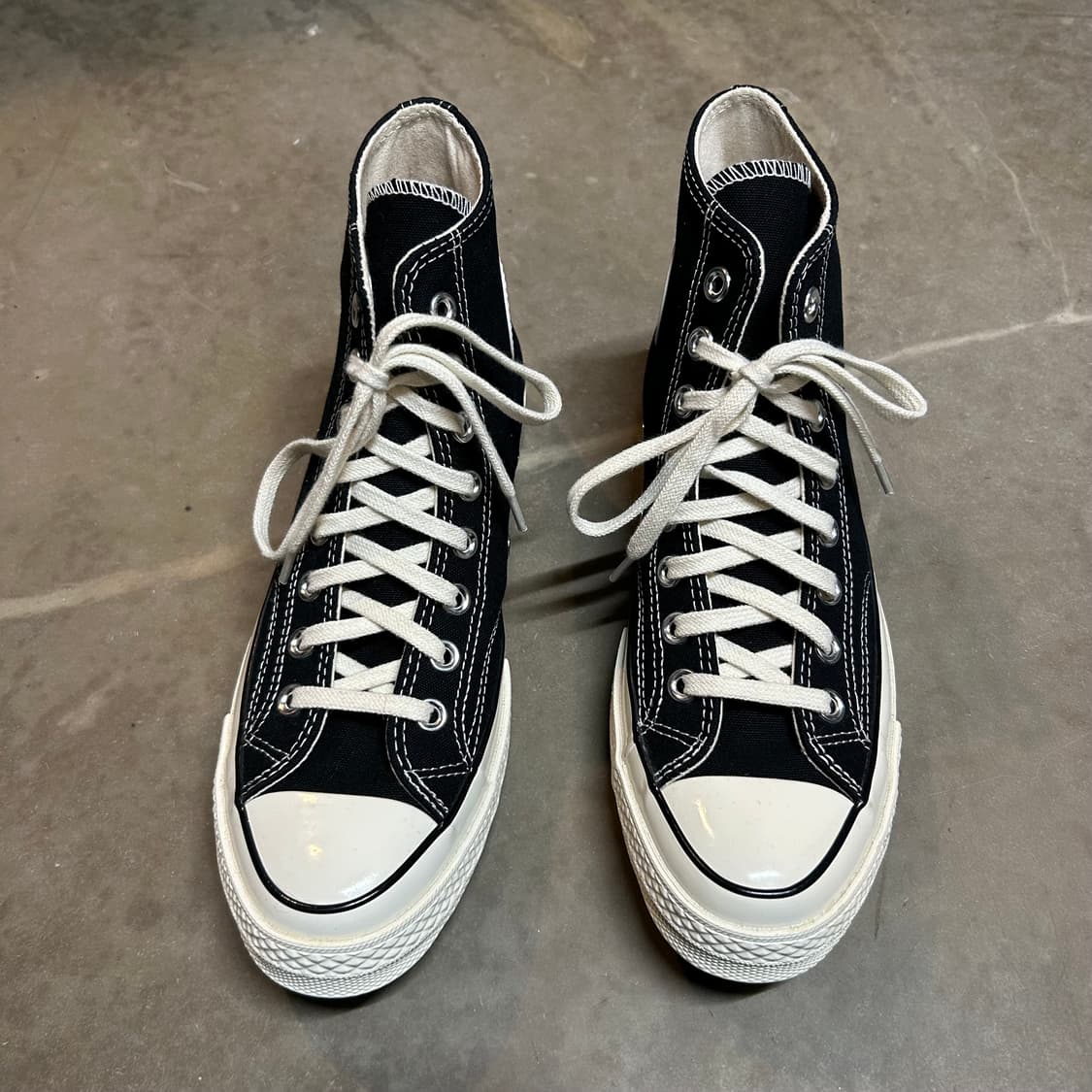 255) 컨버스 척테일러 척 70 블랙 신발 스니커즈 새상품급 상품이미지5