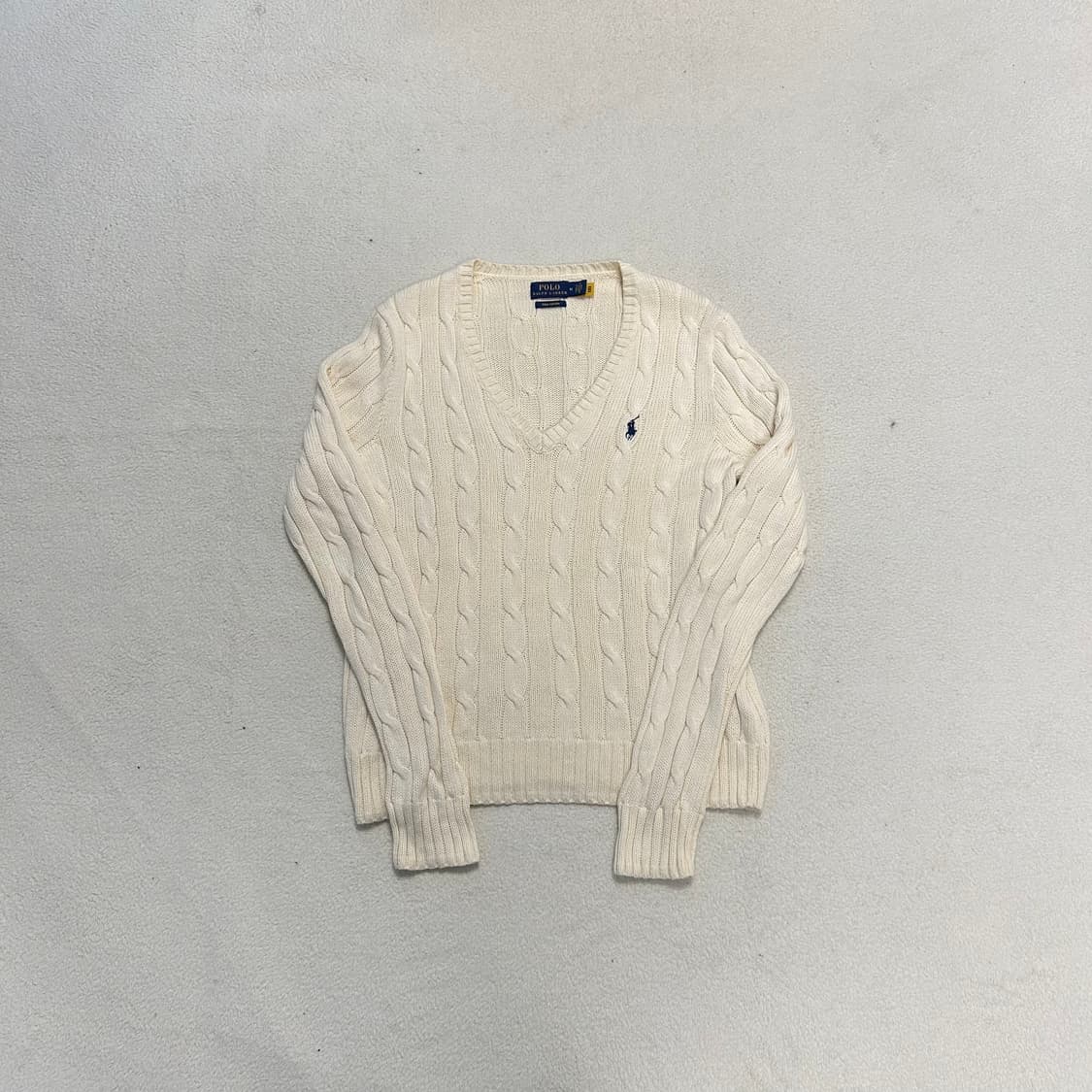 Polo Ivory Cable Knit 상품이미지4