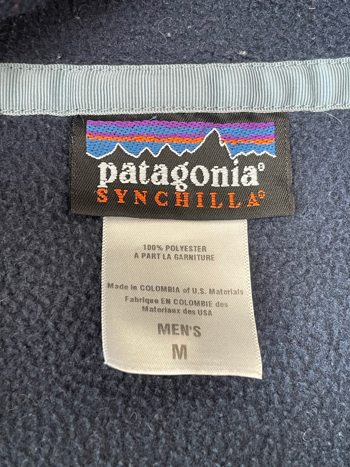 Patagonia synchilla 빈티지 신칠라 네이비 상품이미지4