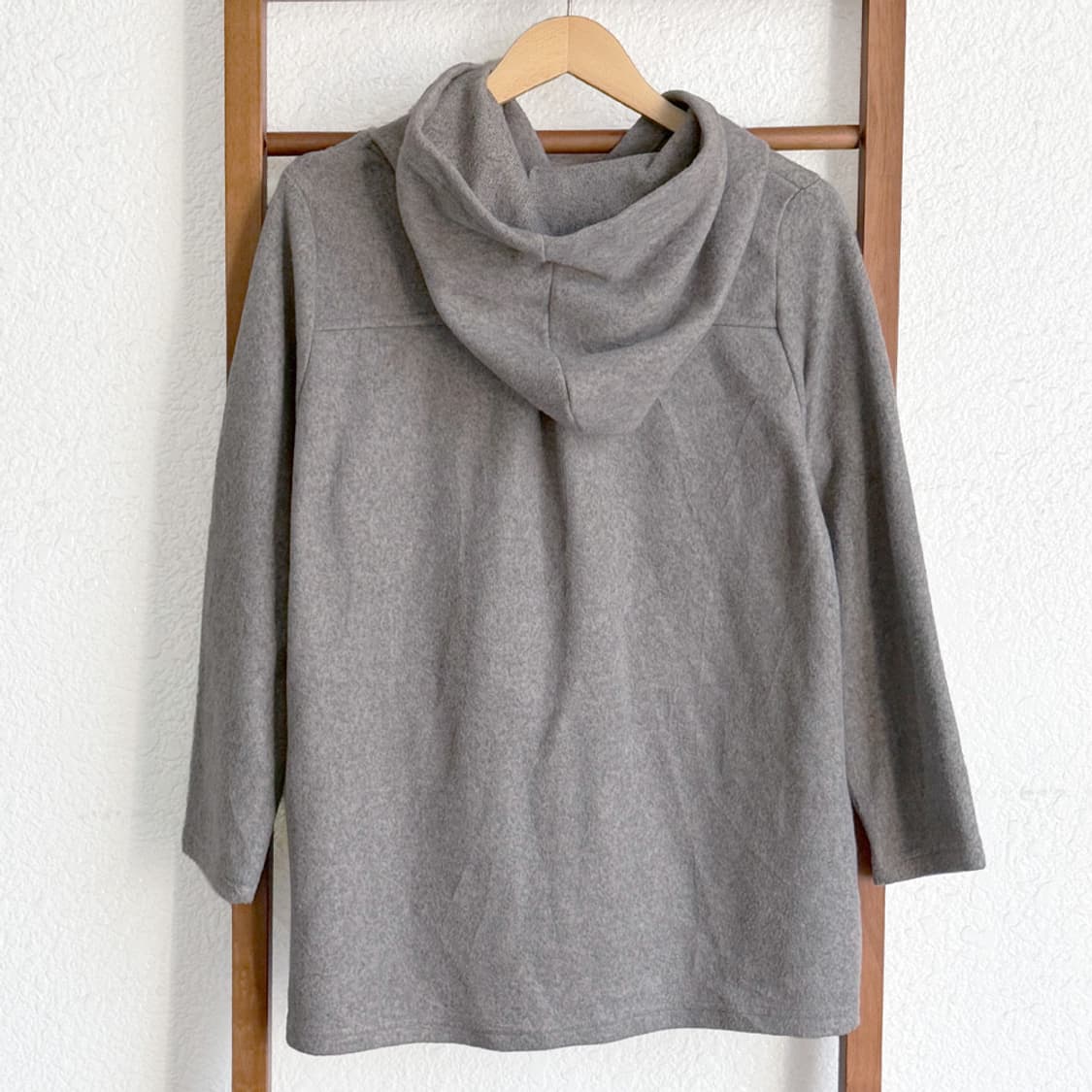 소프트 그레이 후드 탑 상품이미지8