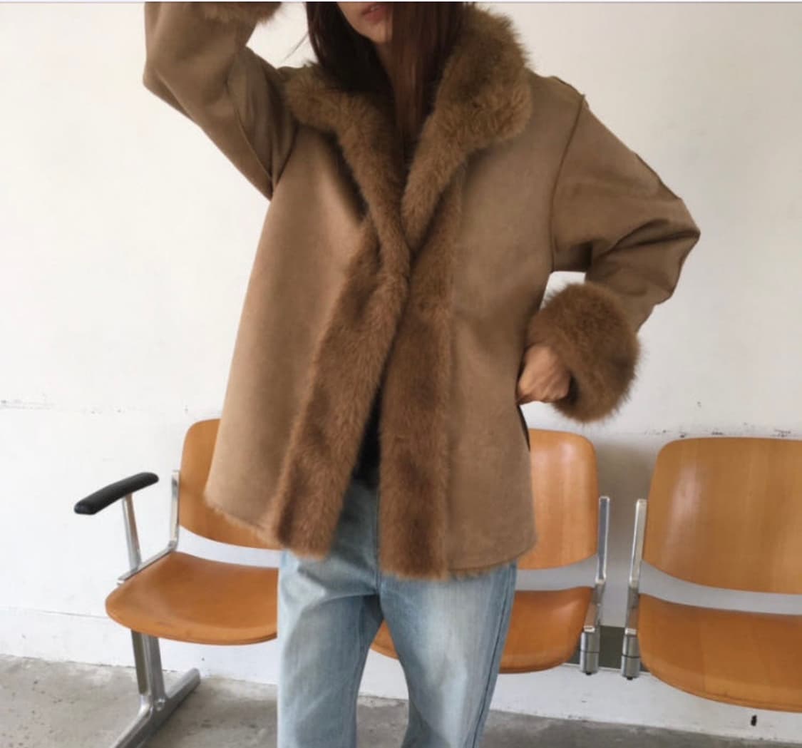 브리드 폭스 에코퍼 리버시블 퍼자켓 상품이미지2