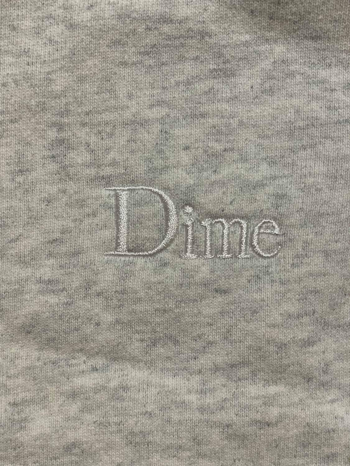 Dime 다임 스몰로고 스웻셔츠 그레이 M사이즈 상품이미지3