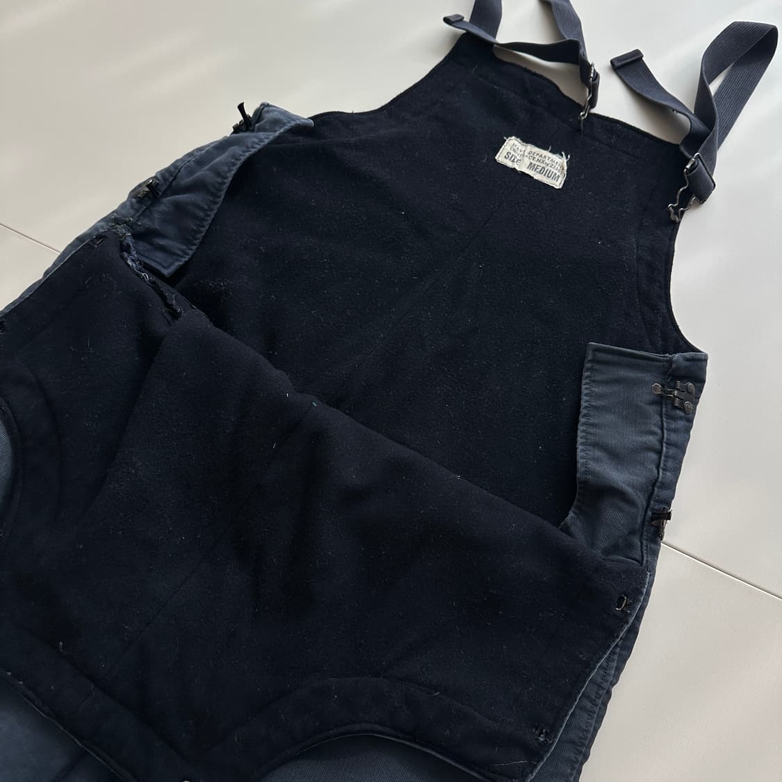 40s WW2 미해군 USN N-1 오버롤 MEDIUM 오리지널 상품이미지6