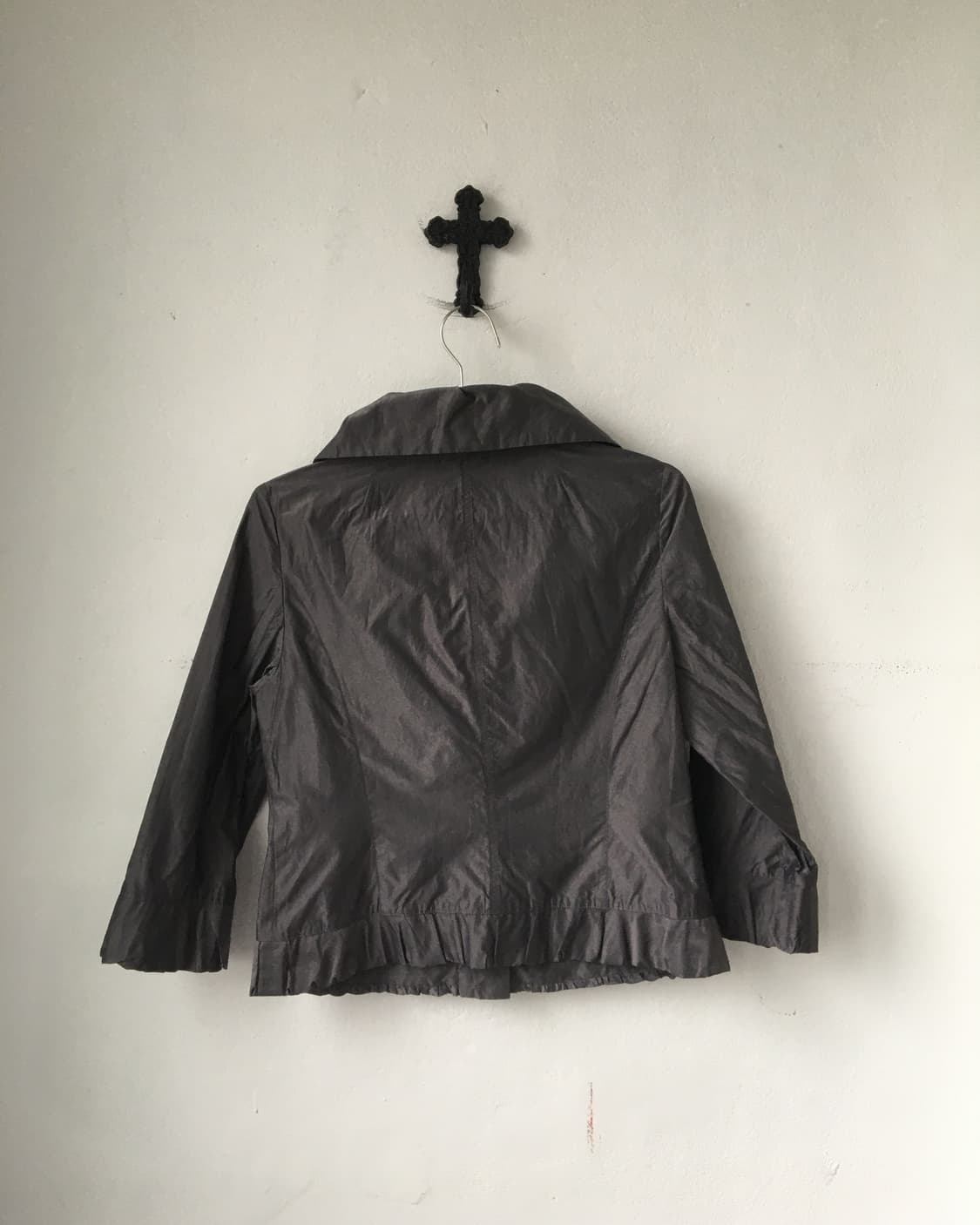 Thick neck point glossy jacket 상품이미지3