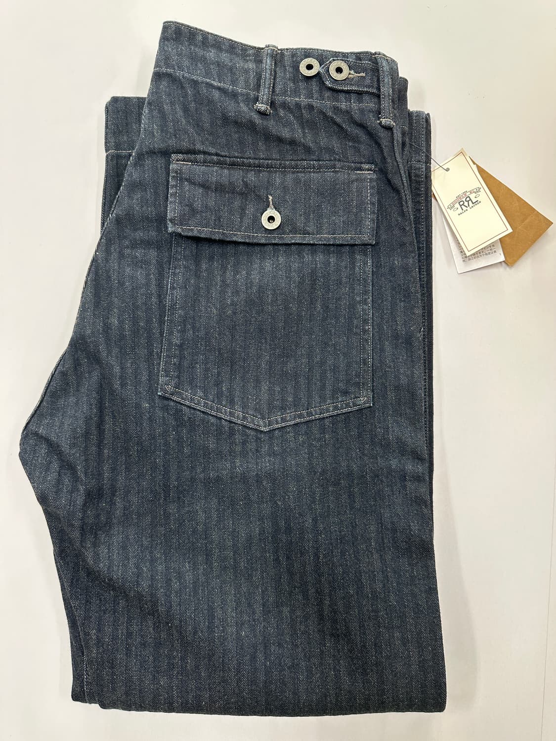 rrl 리미티드 에디션 인디고 헤링본 팬츠 32x32 판매/교환 상품이미지1