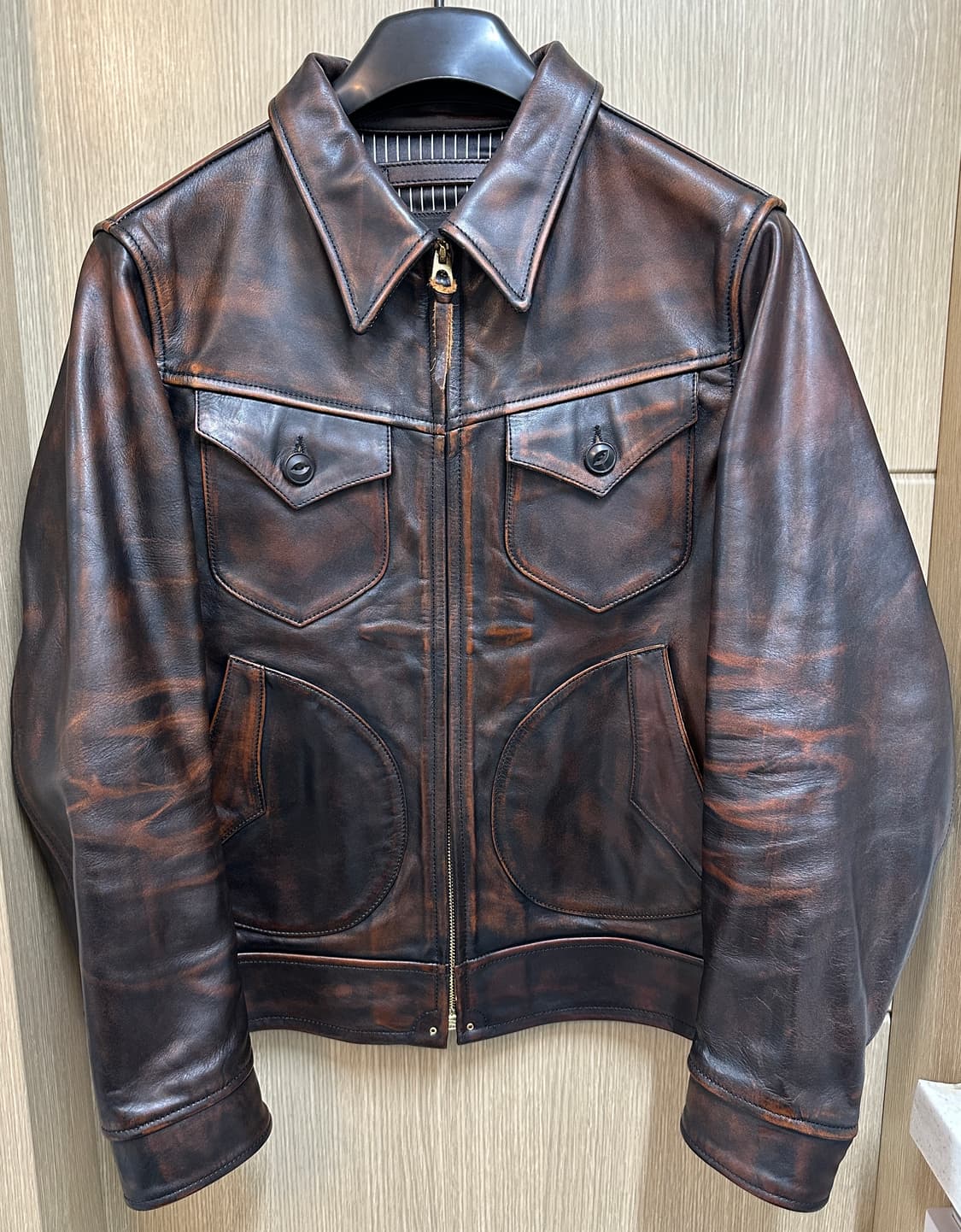 비스포크 홀스하이드 레더 말가죽 자켓 상품이미지1