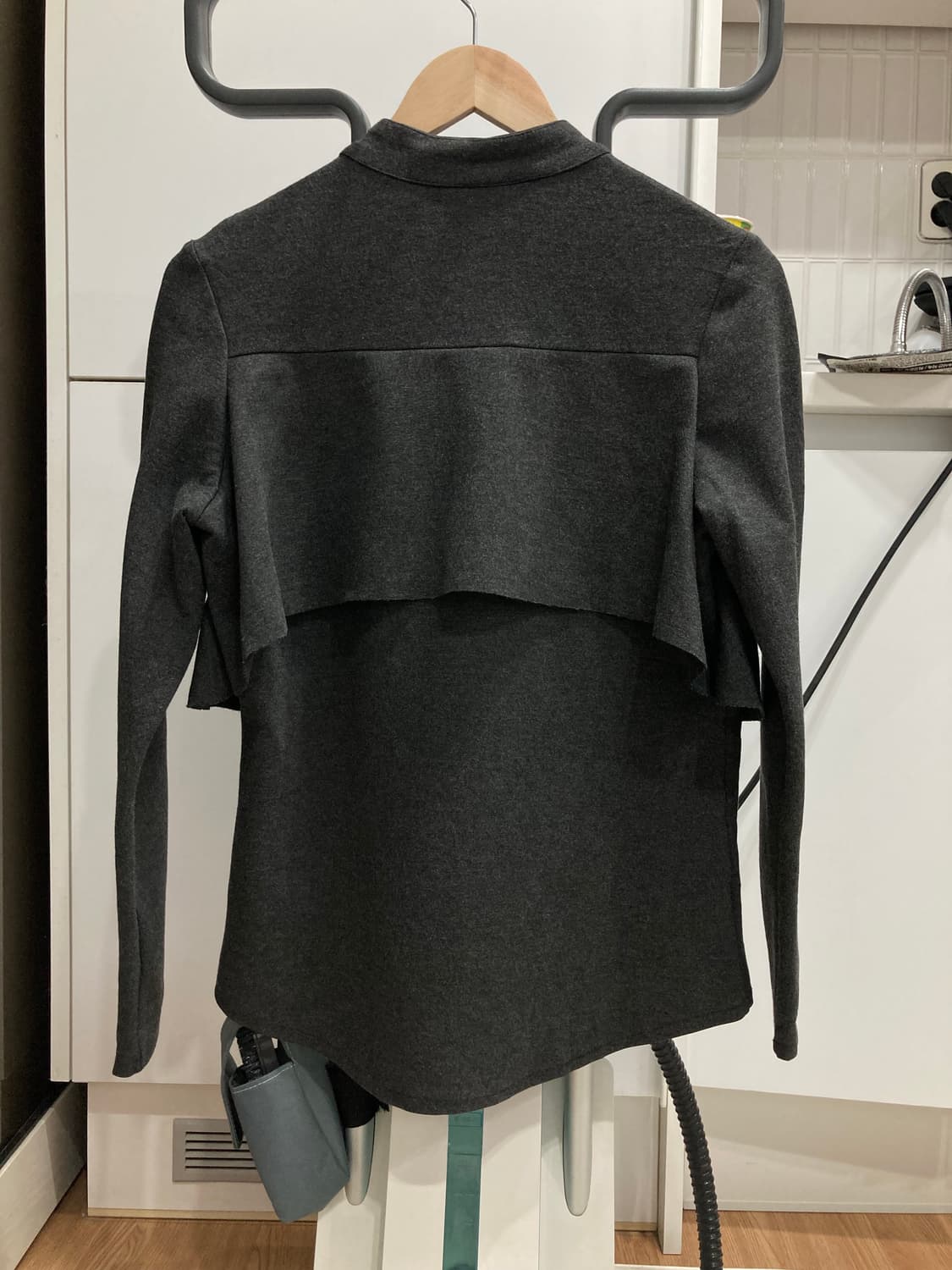 일본빈티지 프릴 블라우스 자켓 상품이미지2