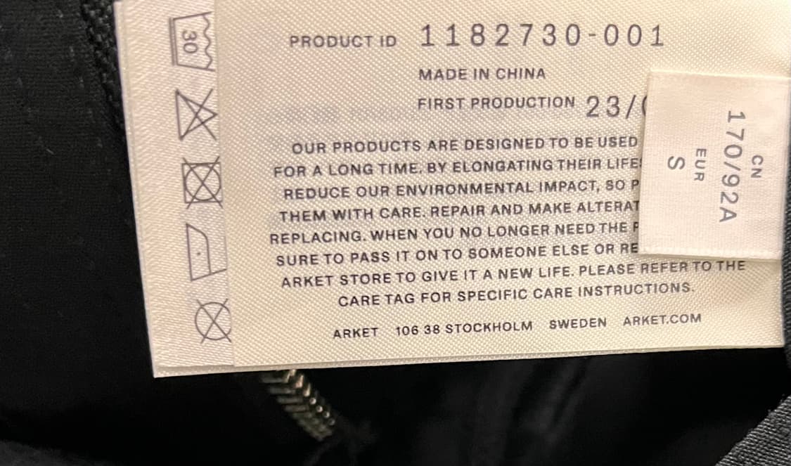 아르켓 M-65 자켓 S (새상품) 상품이미지6