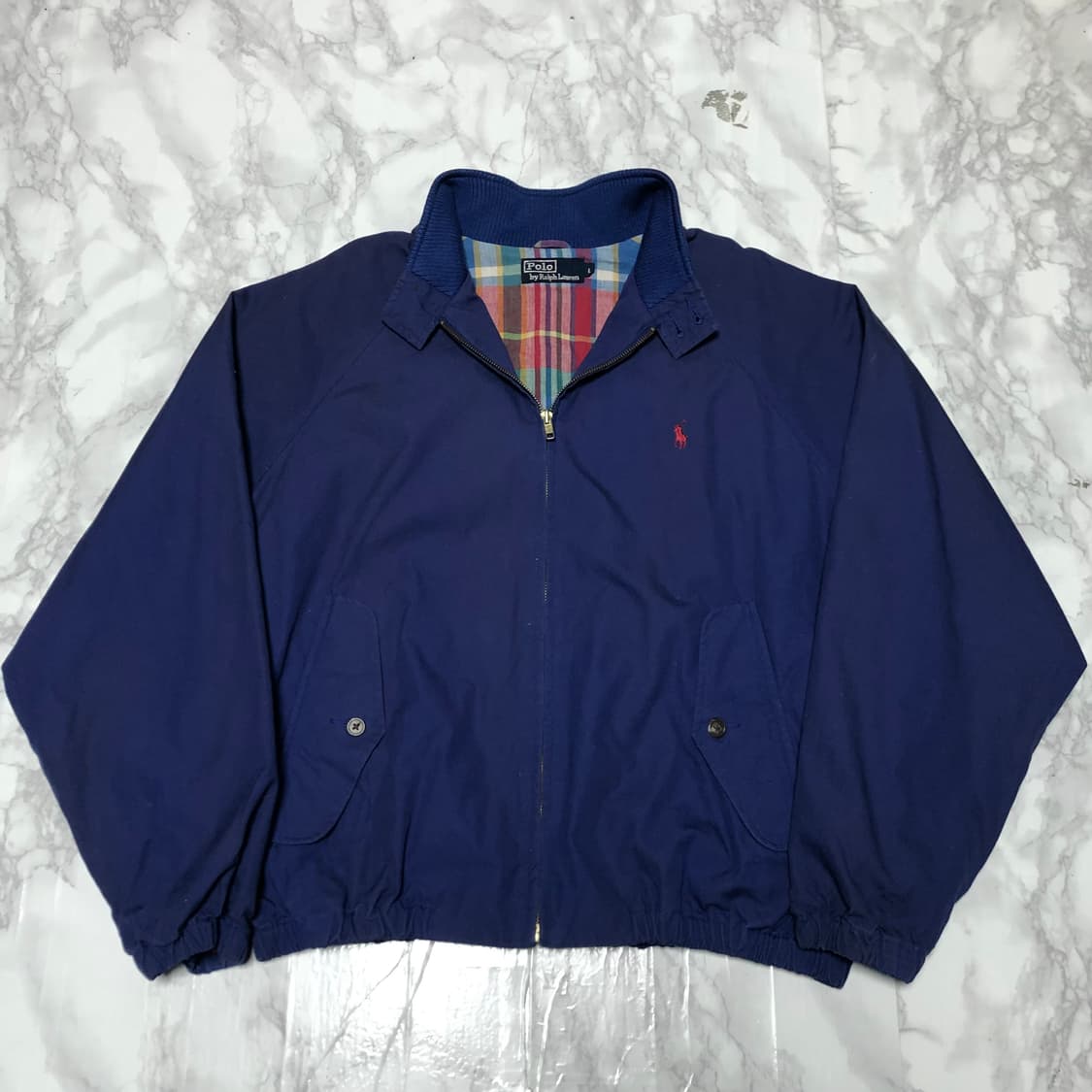 폴로 랄프로렌 바라쿠타 자켓 마린블루 상품이미지2