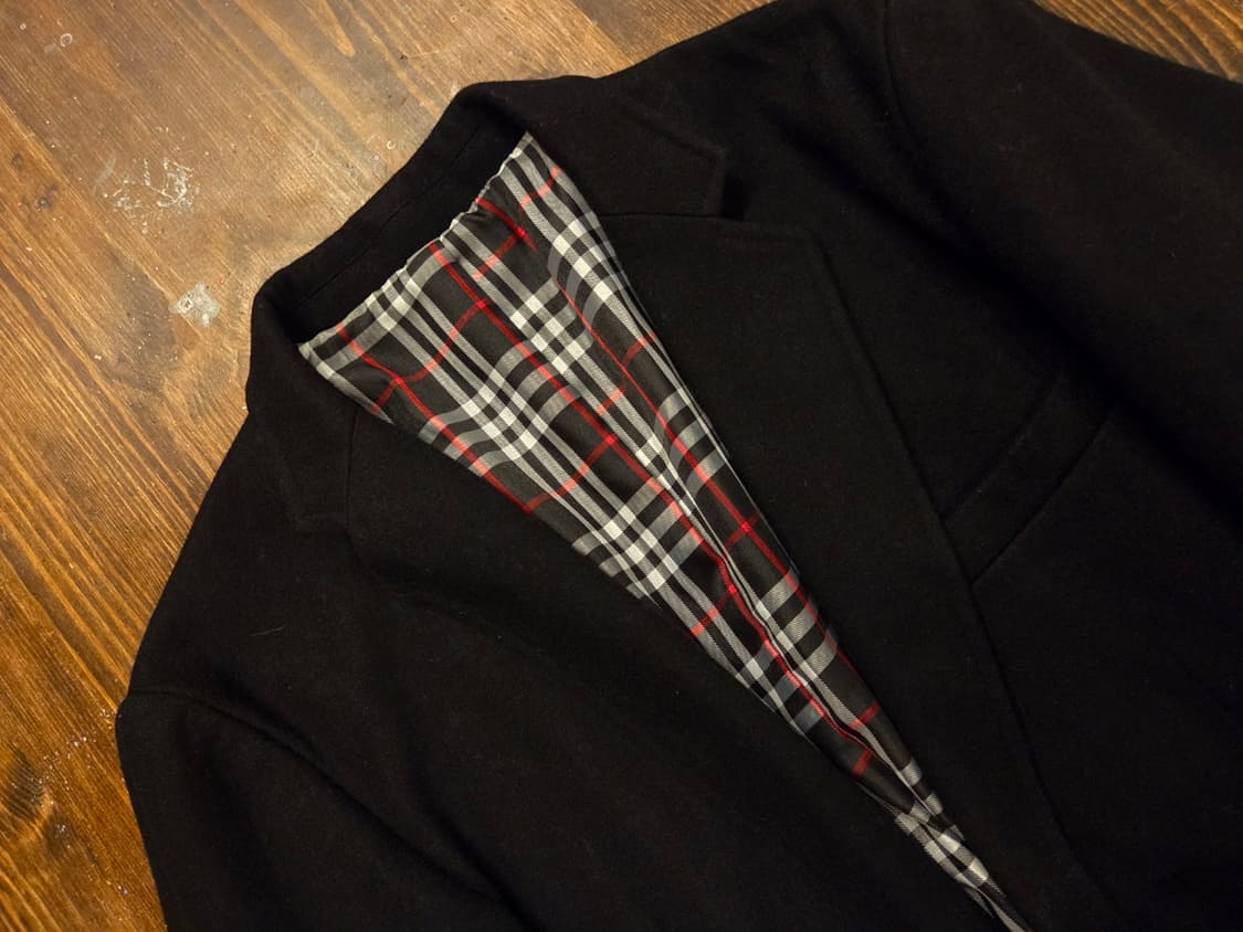 버버리 블랙라벨 플란넬자켓 상품이미지5