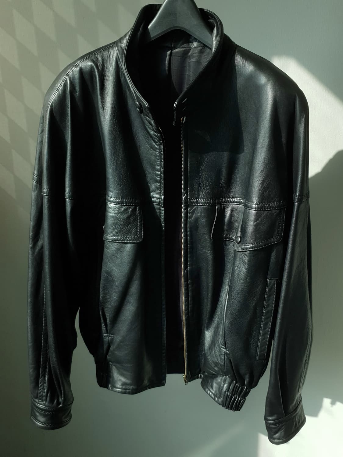 80s,90s MARIO STELLA Leather Jacket 상품이미지6