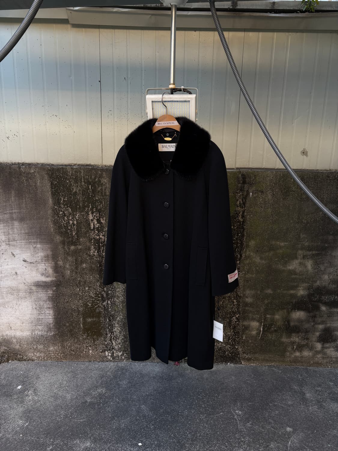 발망 캐시미어 코트 (밍크 카라) 상품이미지2